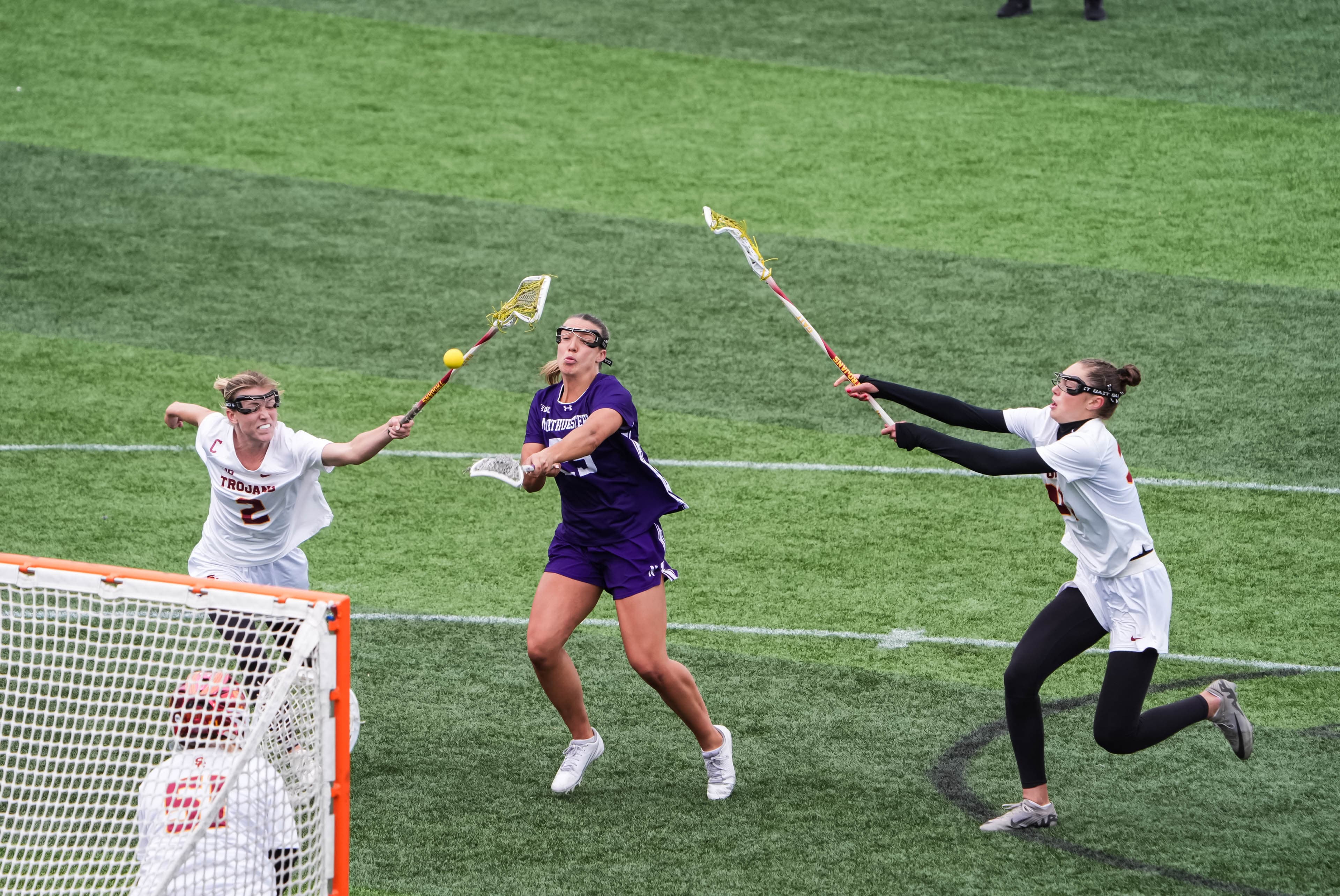 Rapid Reaction: No. 6 Northwestern bests USC at “Lacrosse Day Chicago”