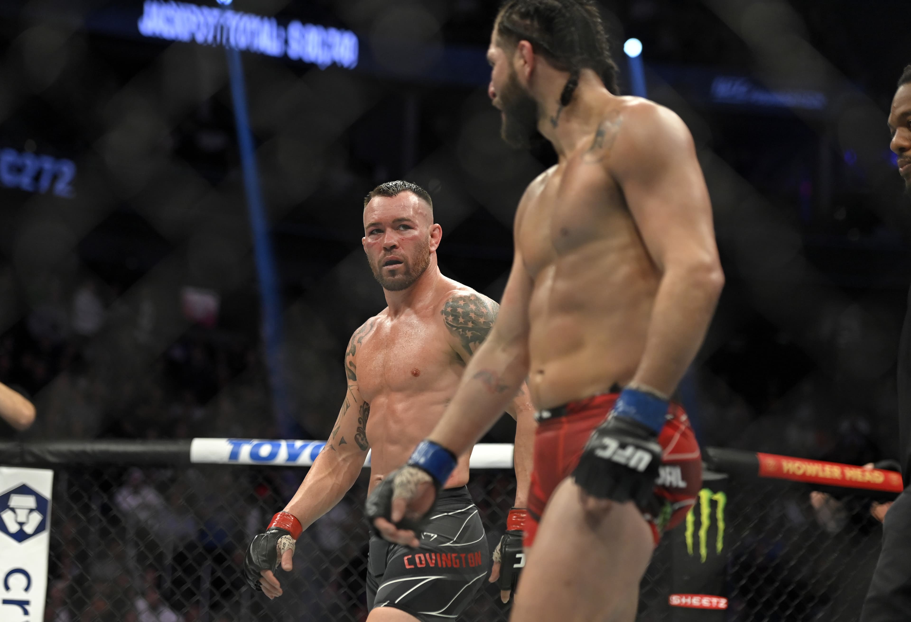 Colby Covington hits Jorge Masvidal with $100k lawsuit over 2022 assault citing disfigurement, mental anguish