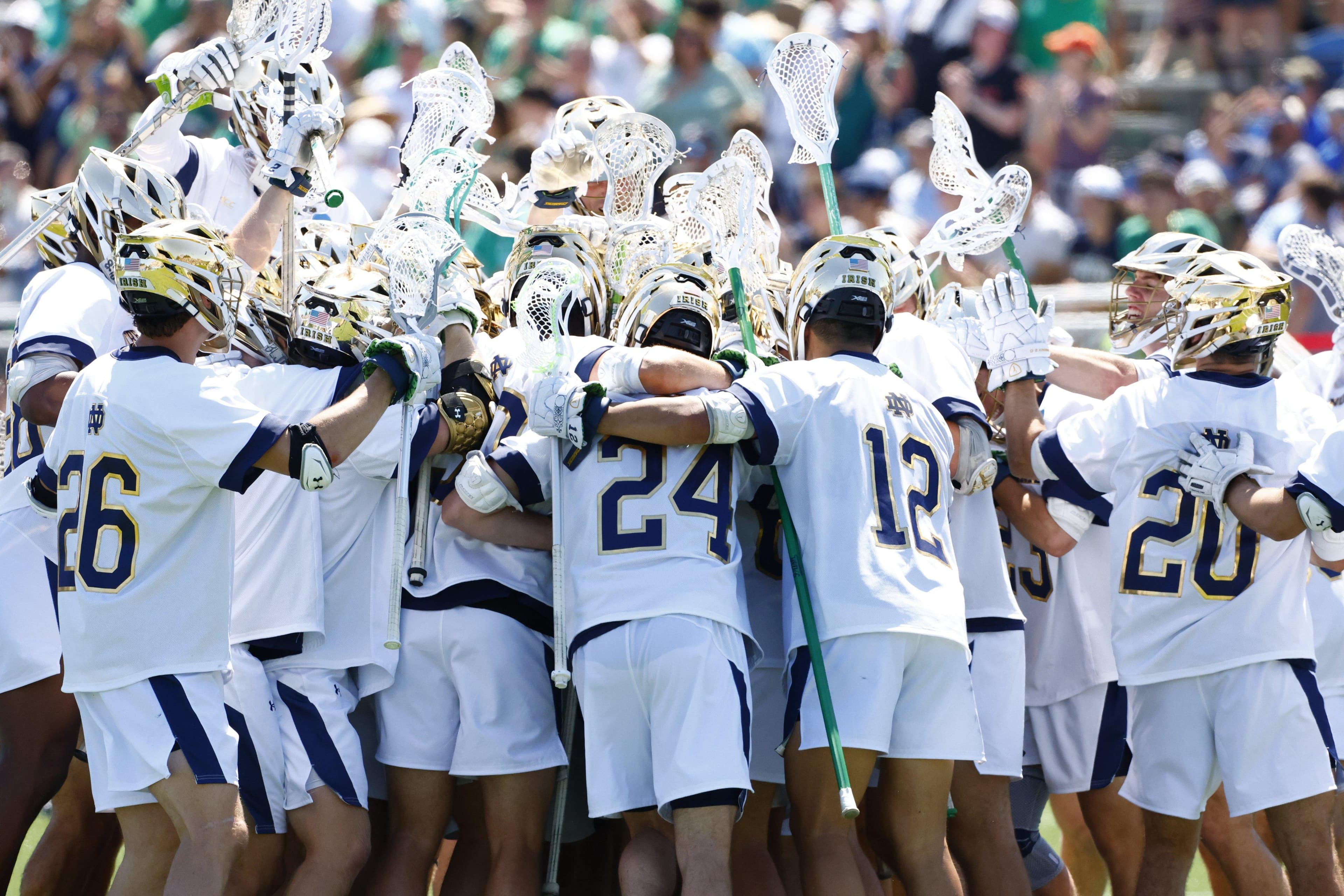 Notre Dame takes down Johns Hopkins to advance to Championship Weekend