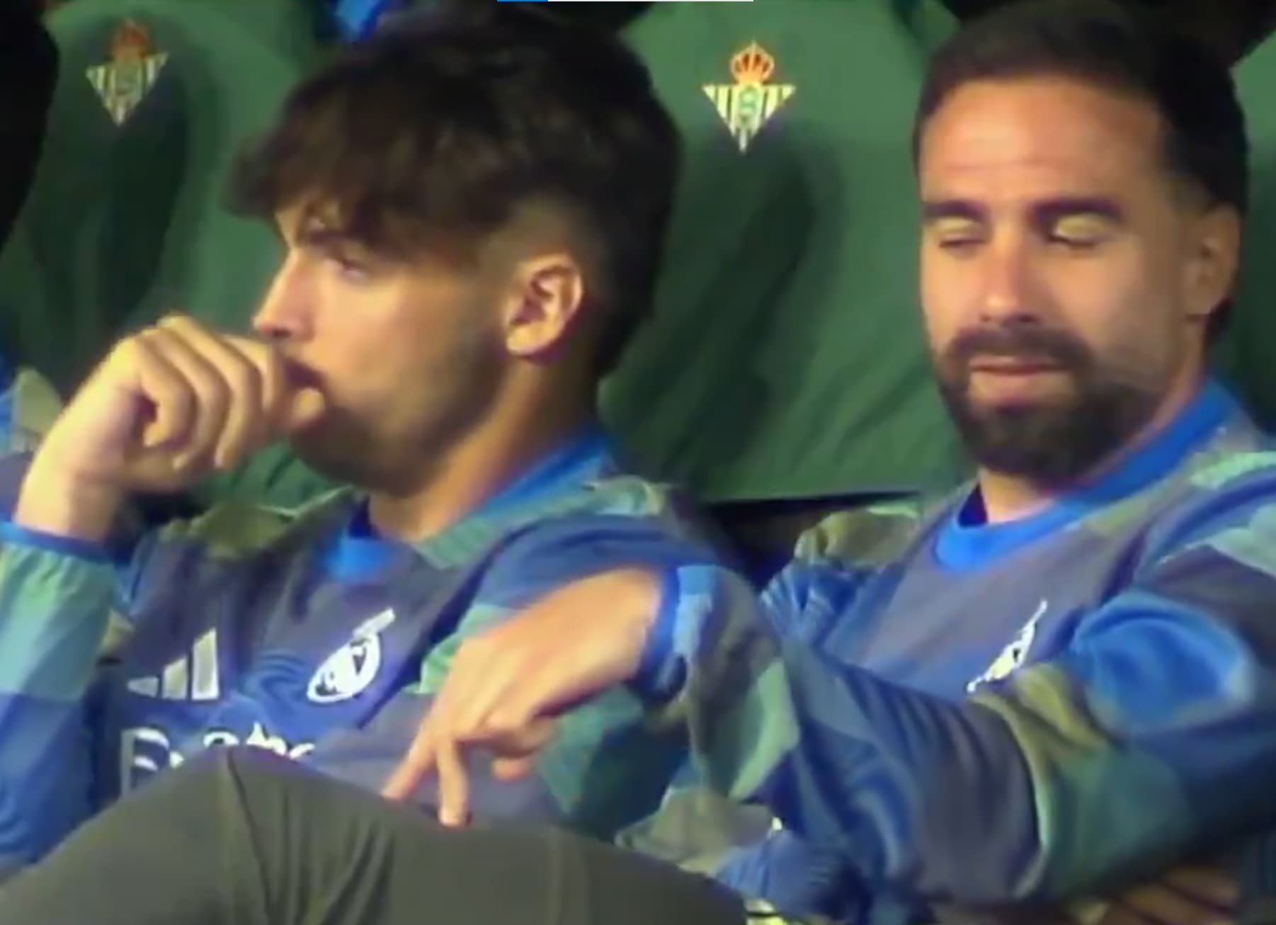 VIDEO: Carvajal caught mocking Trent’s defensive work rate