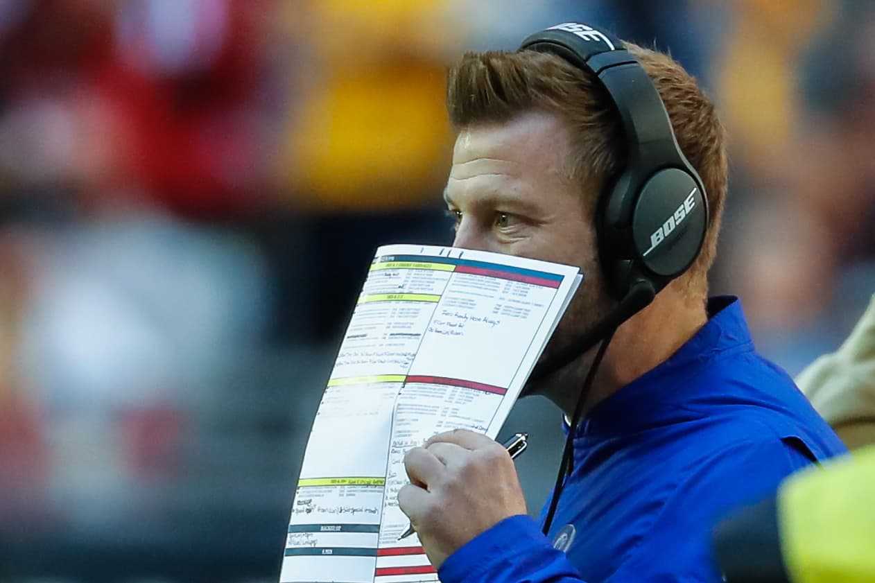 Sean McVay wasn’t in annual coaches’ photo for Rams, why?
