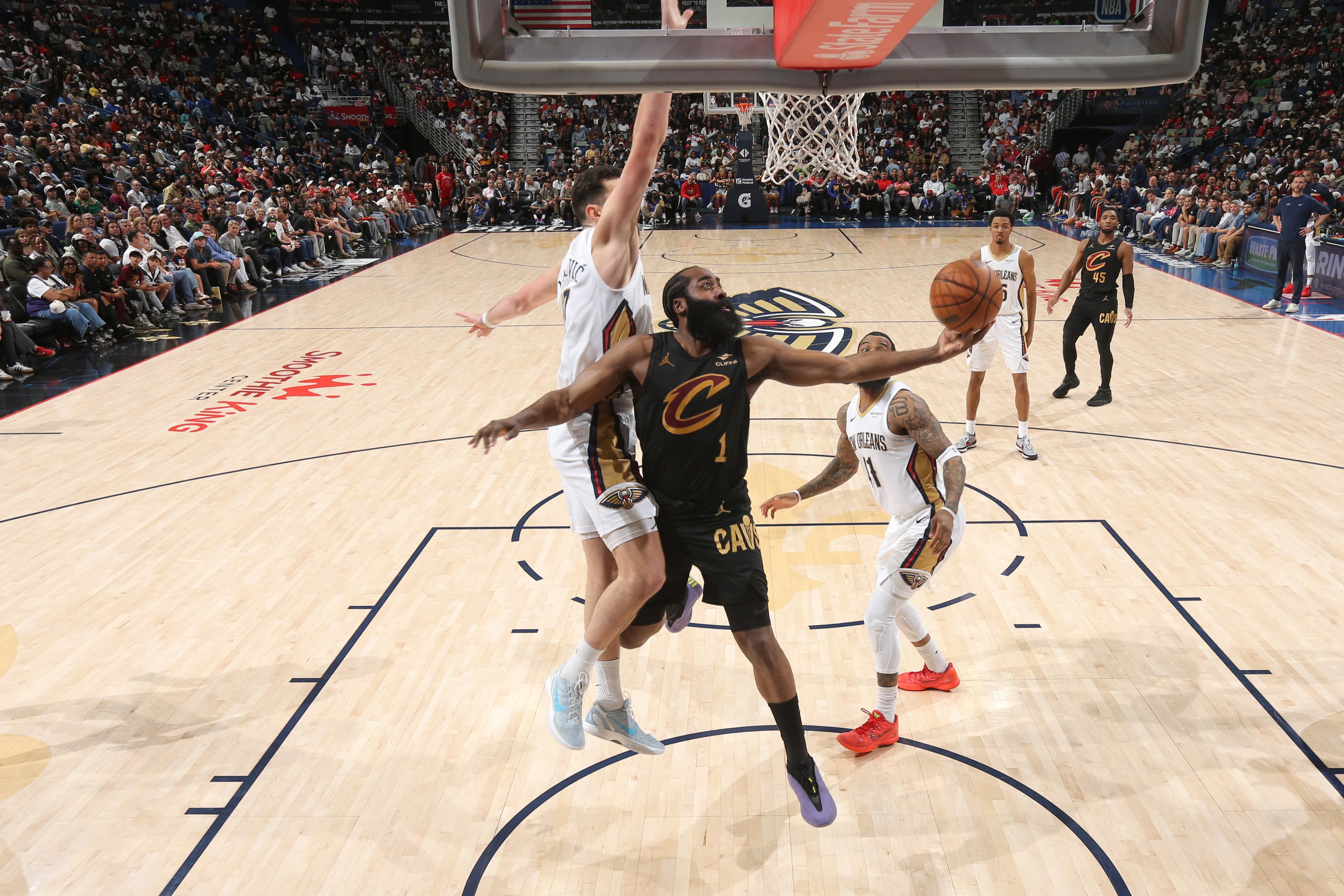 Player Grades: Cavs at Pelicans – Donovan Mitchell and James Harden avoid disaster