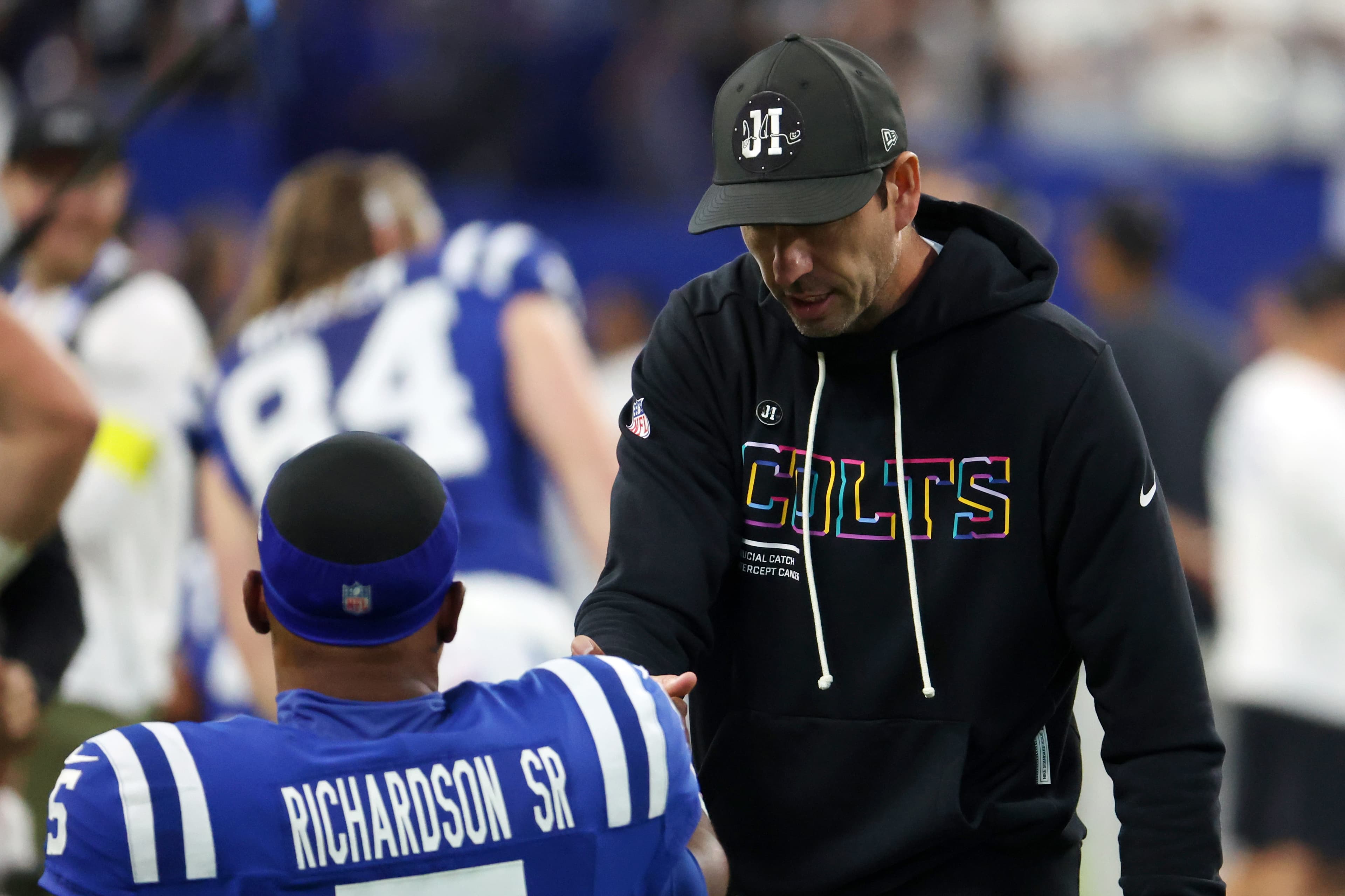Anthony Richardson reports to Colts offseason workouts ahead of pivotal contract year