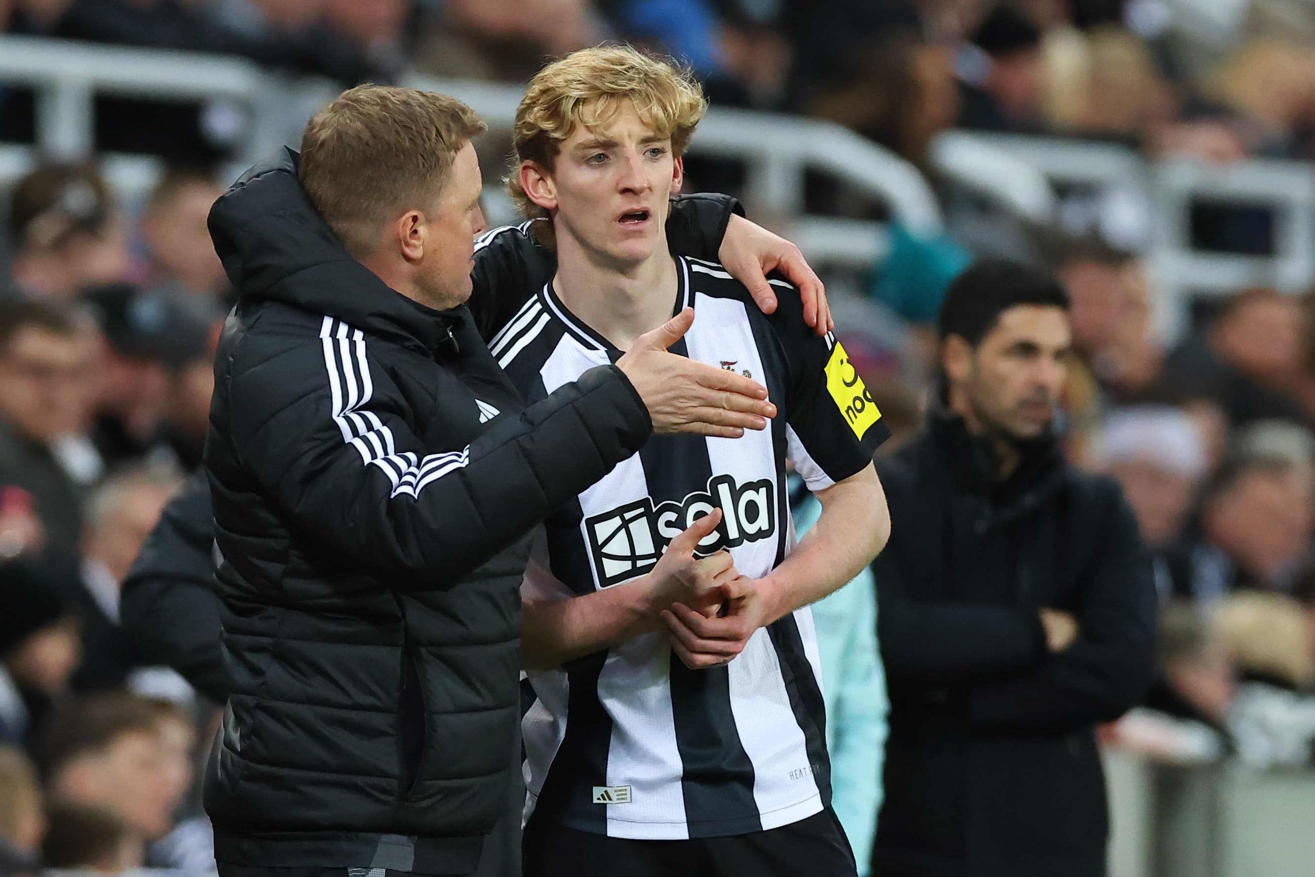 Newcastle coach implies Anthony Gordon could already be thinking about future