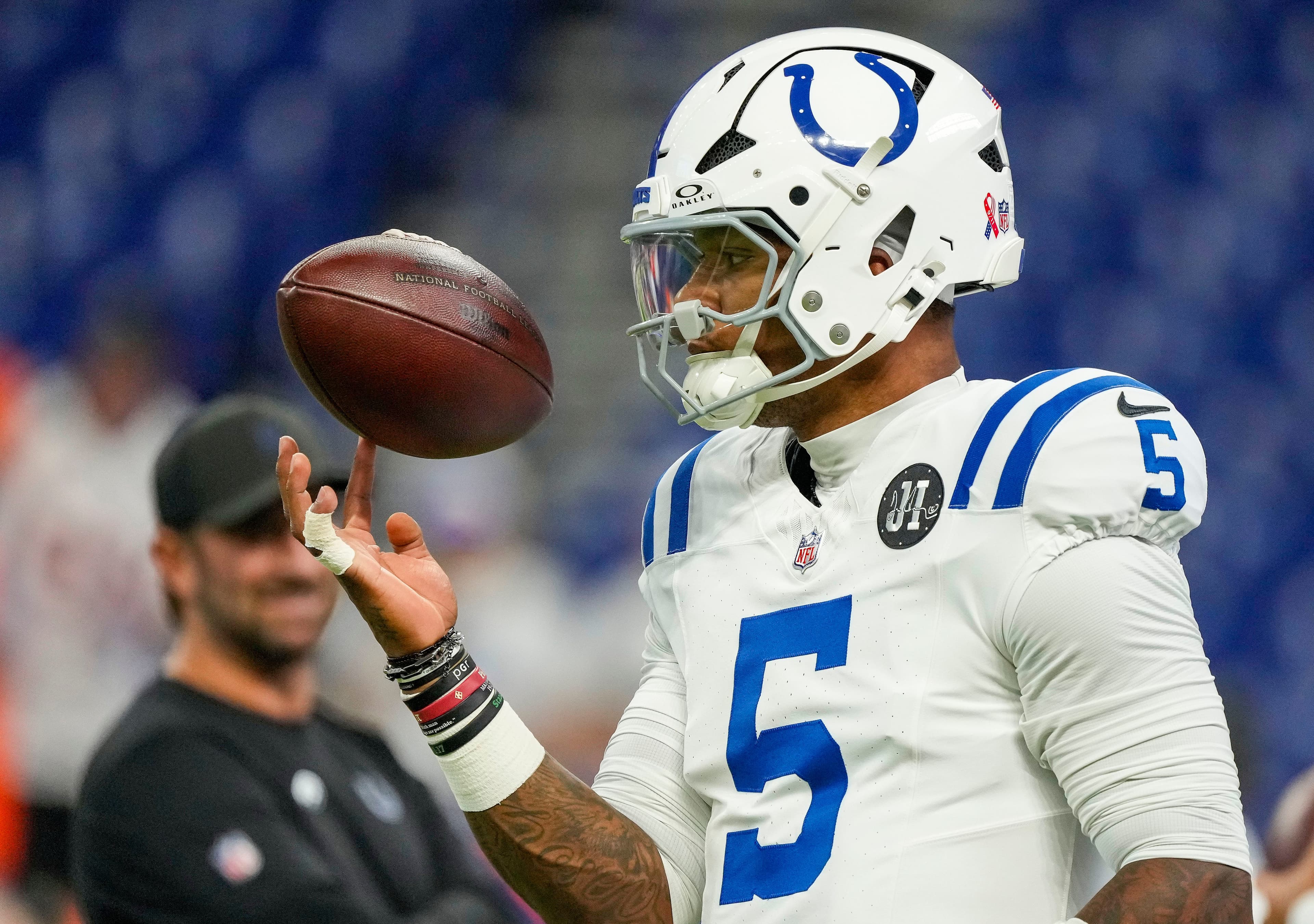 Richardson reporting to offseason workouts adds intrigue to the Colts’ QB room
