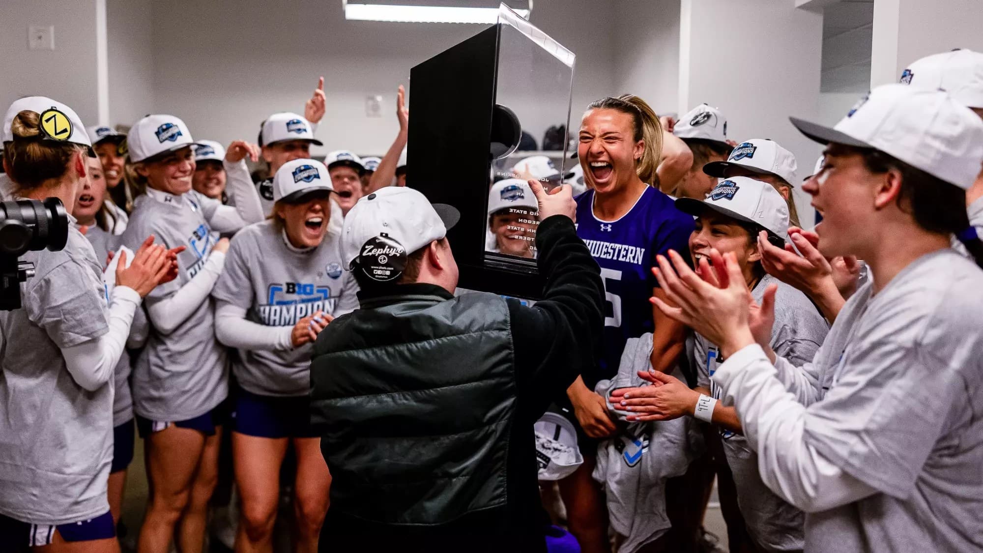 Lacrosse: ‘Cats outlast Wolverines, 9-7, to claim fourth straight outright Big Ten regular season title