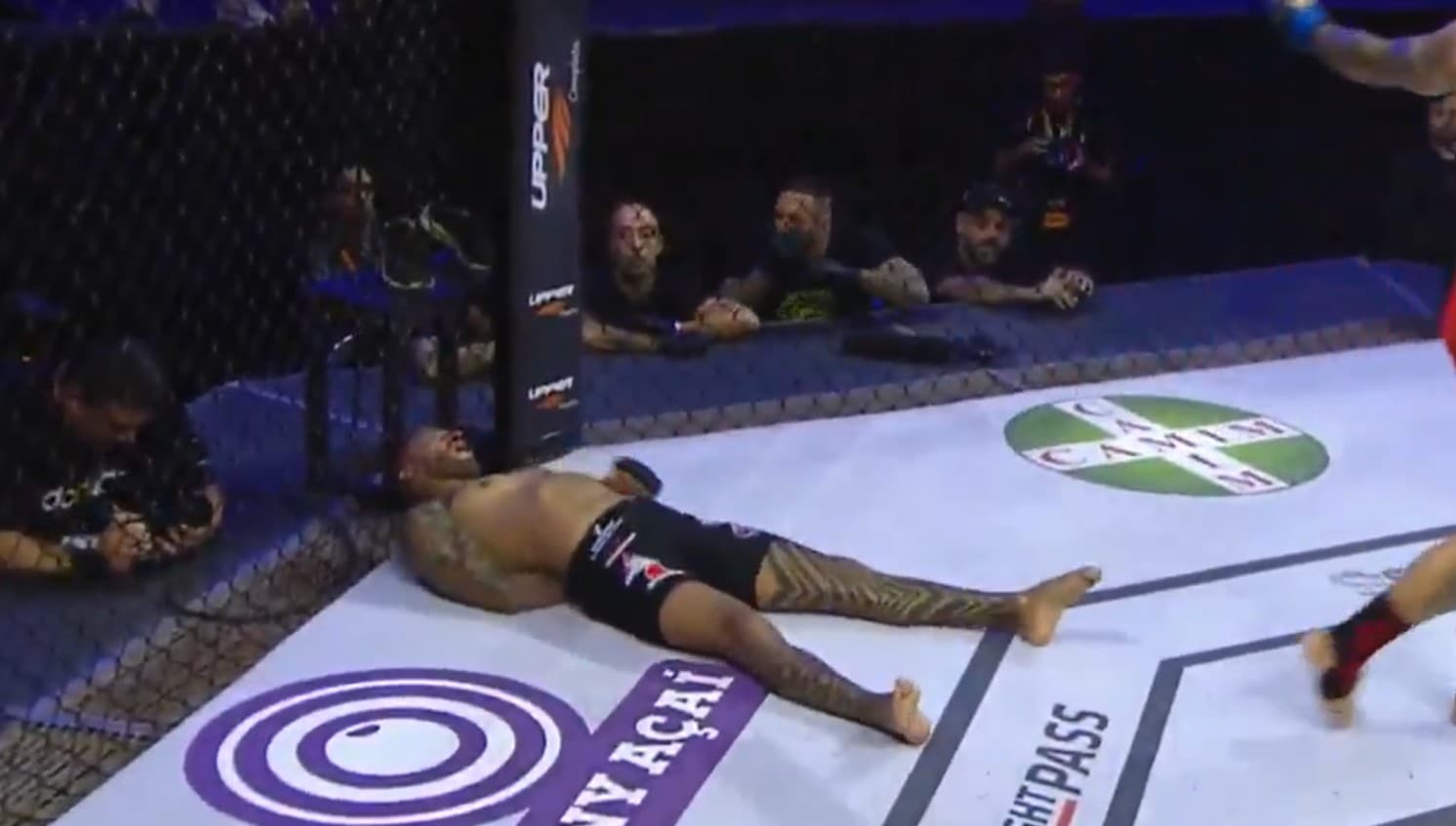 Video! Fighter’s Arm Violently Bends Behind Back After Epic One-Punch KO