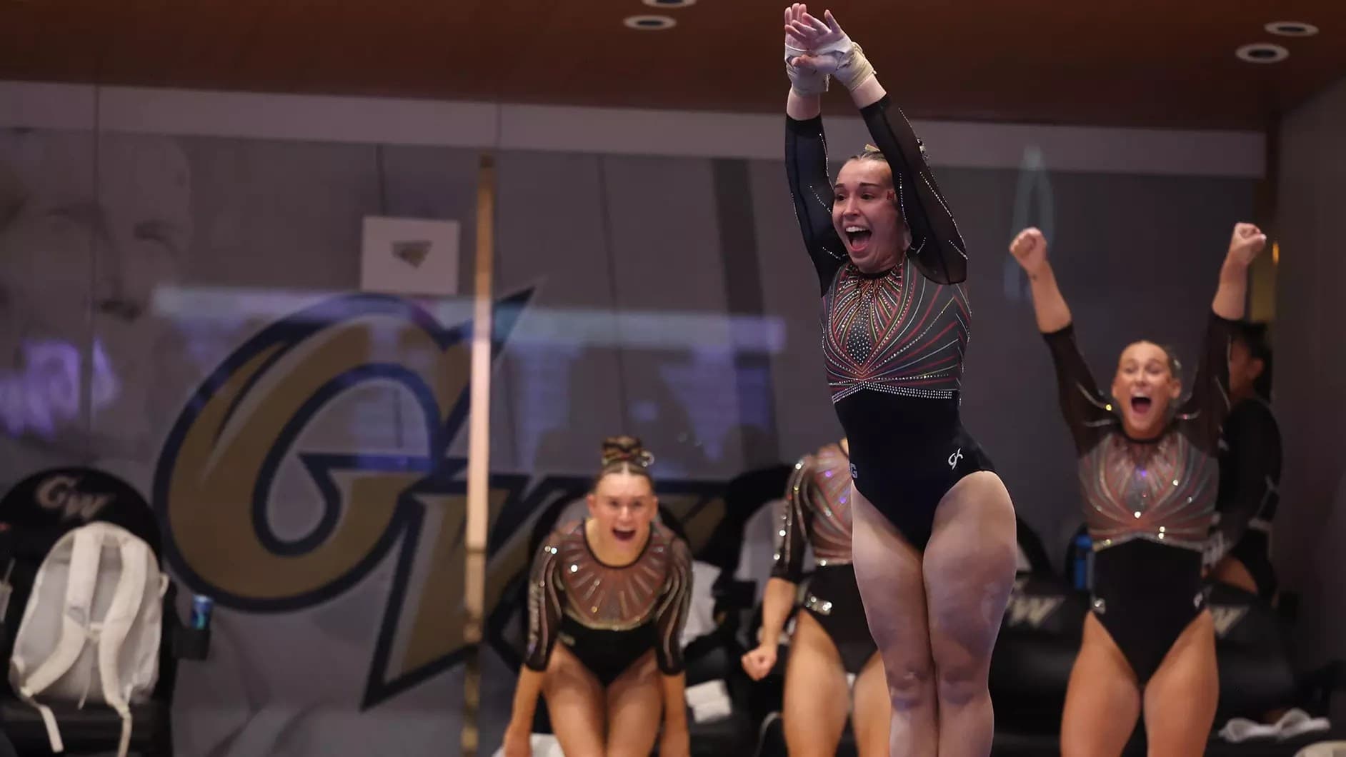 New Headline: Maryland's Elite Gymnasts Triumph in George Washington Gymnasium Finals