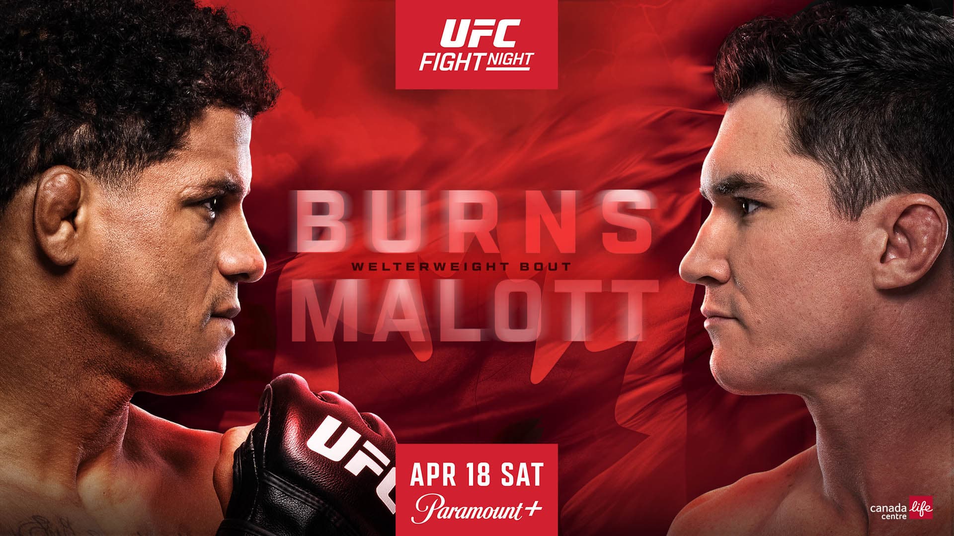 UFC Winnipeg poster may have you seeing Canadian Rubin vase | Burns vs. Malott