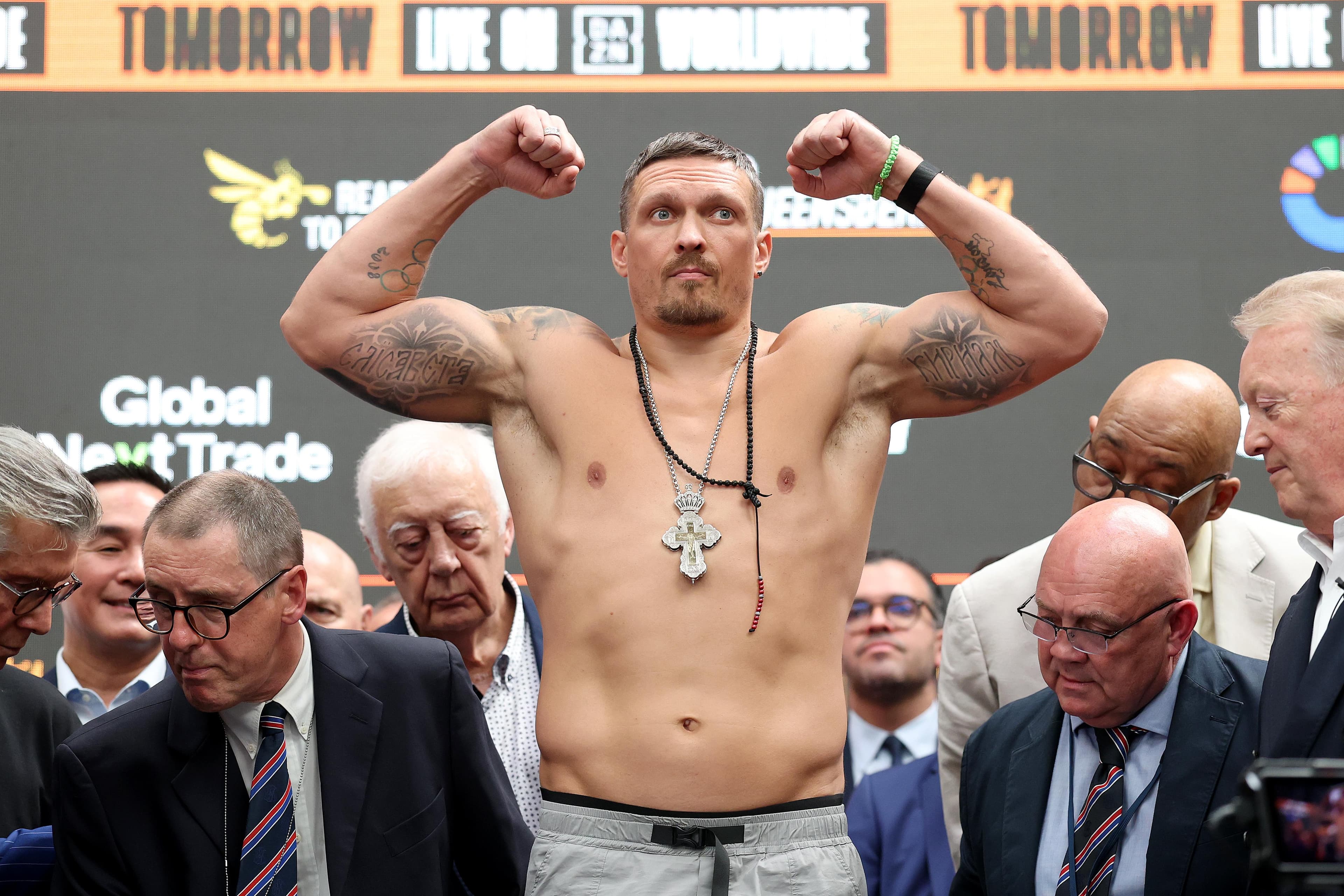 LIVE! Usyk vs. Rico weigh-in video