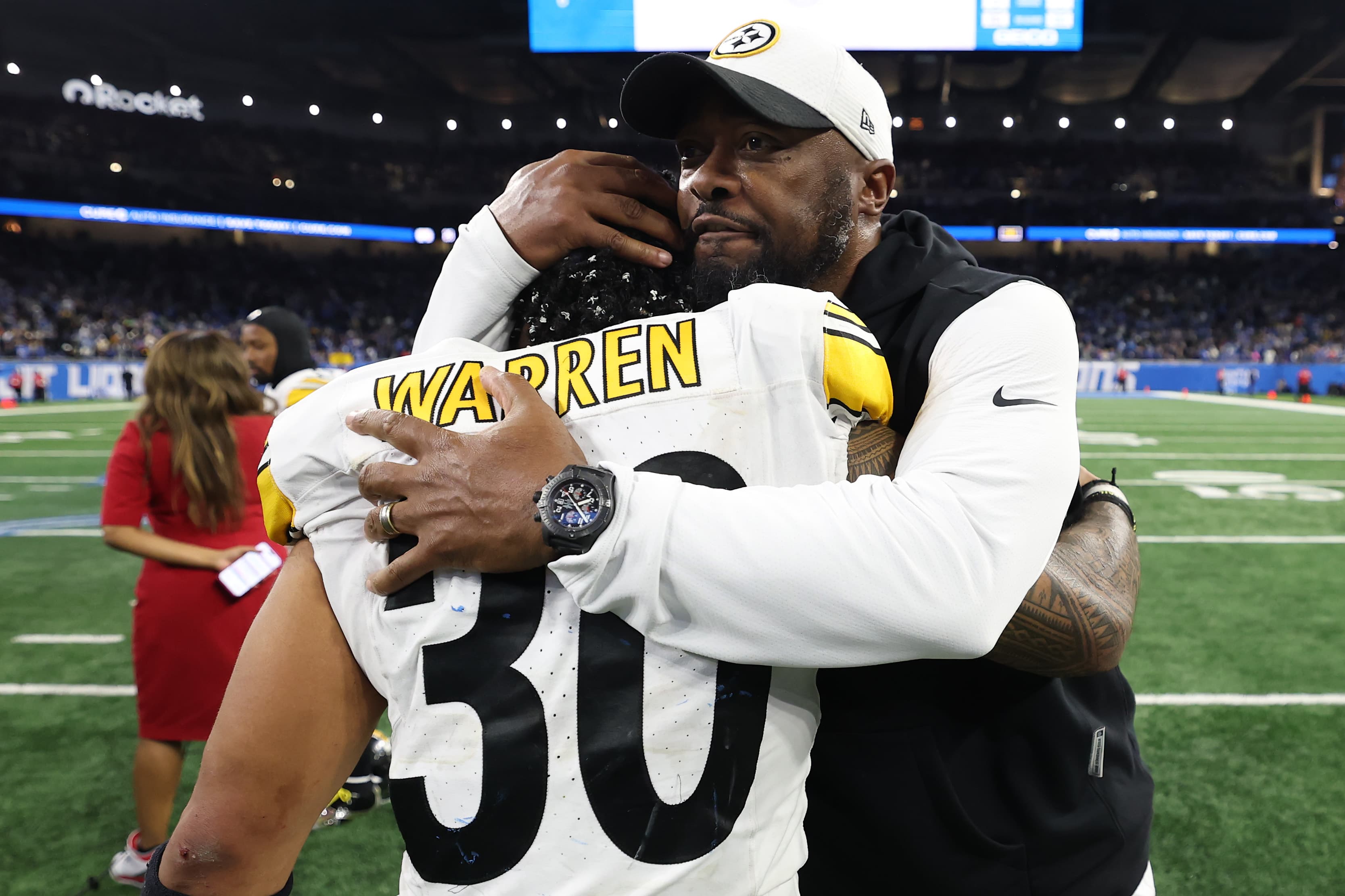 Steelers RB Jaylen Warren says Mike Tomlin resigning ‘sucked’