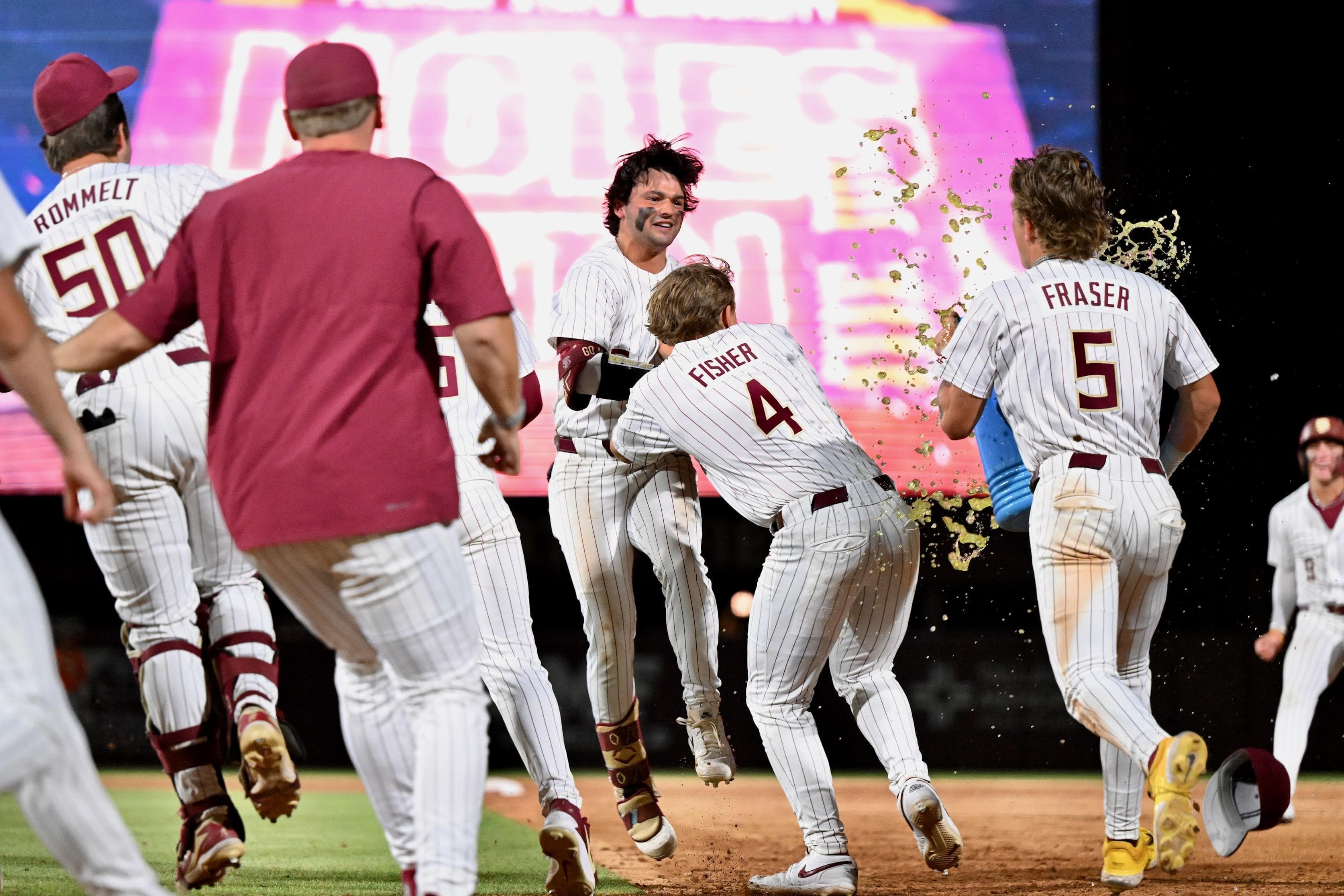 No. 11 FSU baseball rallies in the ninth, walks off Miami in the 11th to steal game one