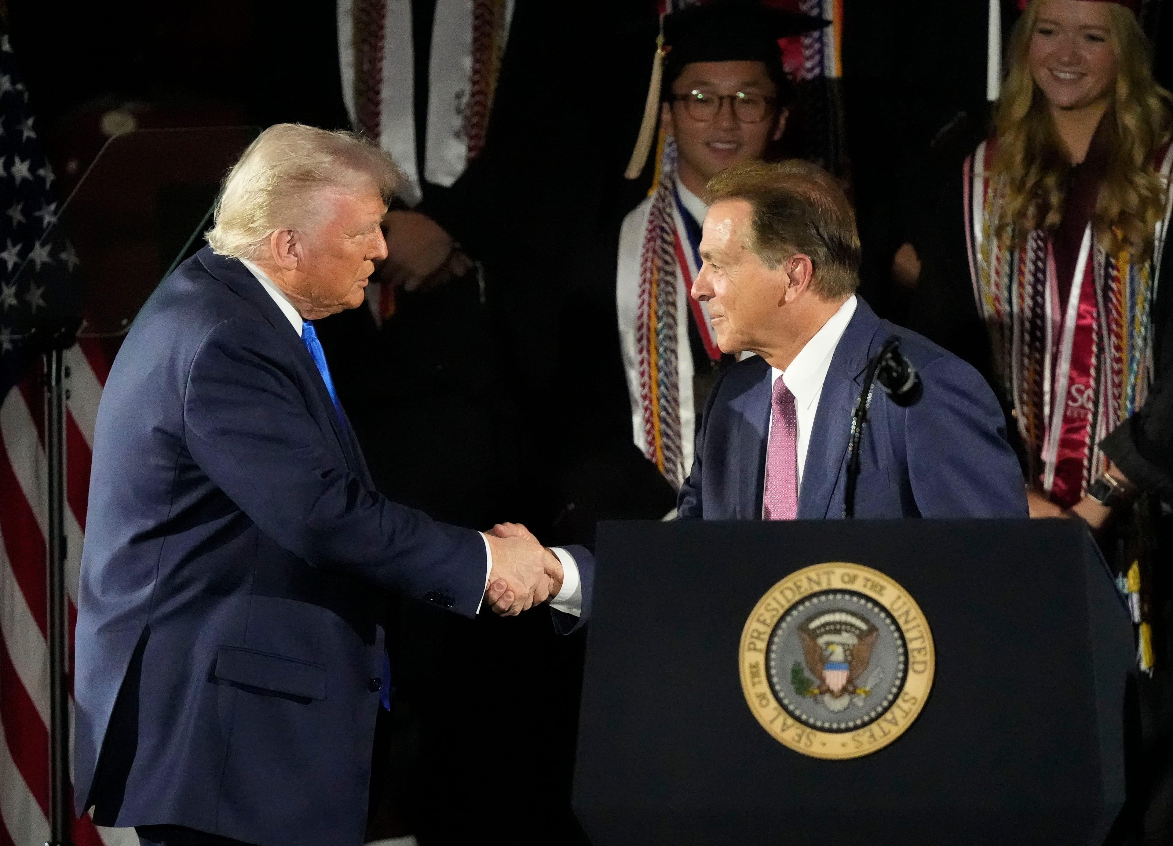 Jumbo Package: Nick Saban, Donald Trump push for college sports antitrust exemption