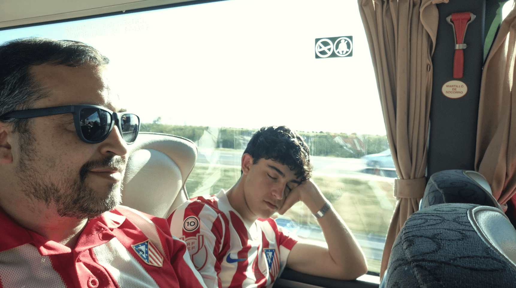 On the road again: Father and son journey to Sevilla for the Copa final