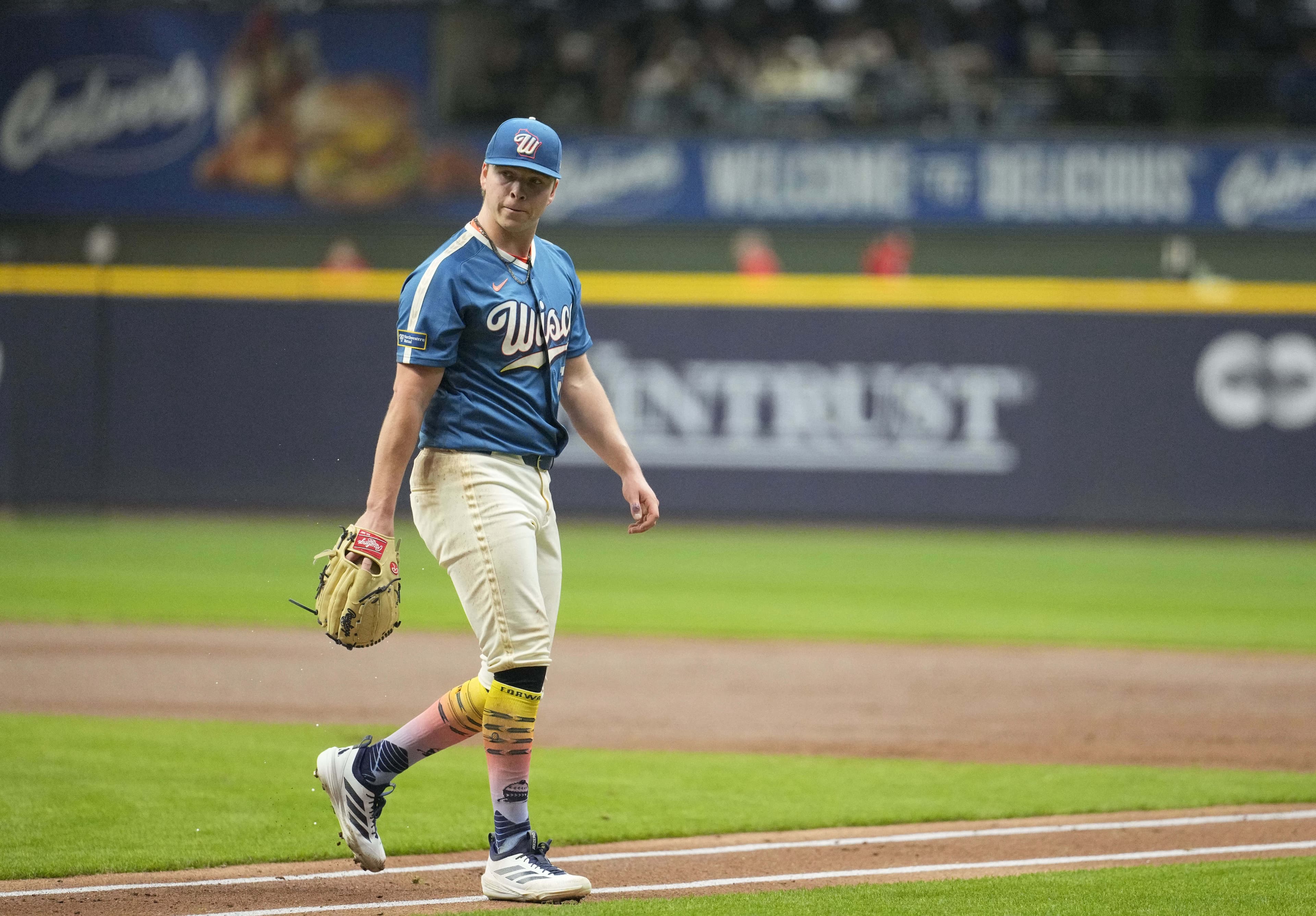 Brewers offense flails in 3-1 loss to Nationals