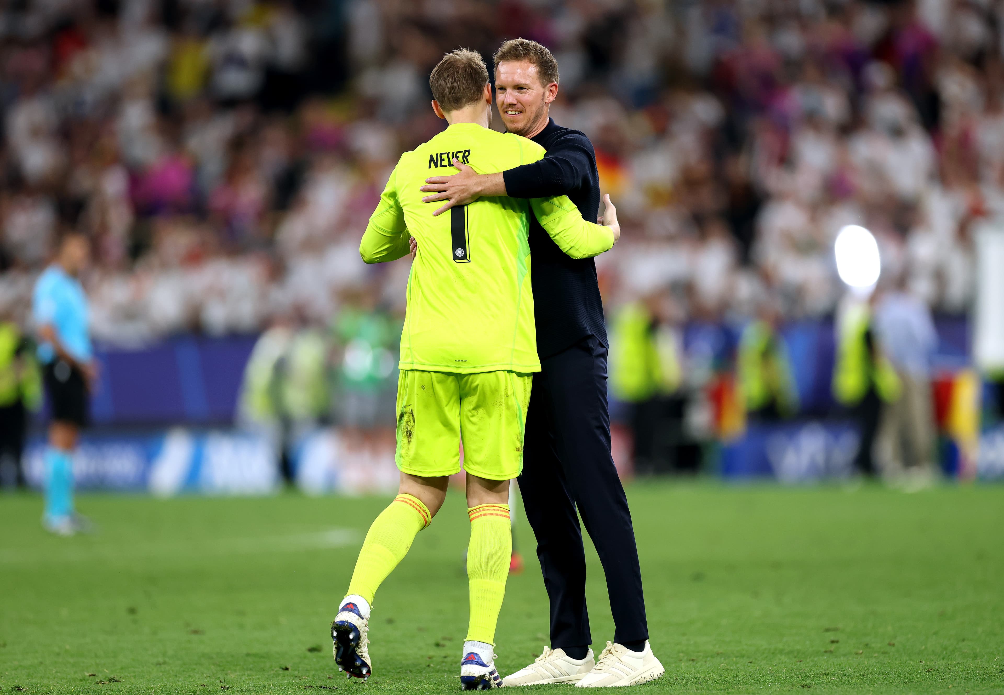 Change of heart? Germany coach Julian Nagelsmann might make play to bring Bayern Munich’s Manuel Neuer to the World Cup