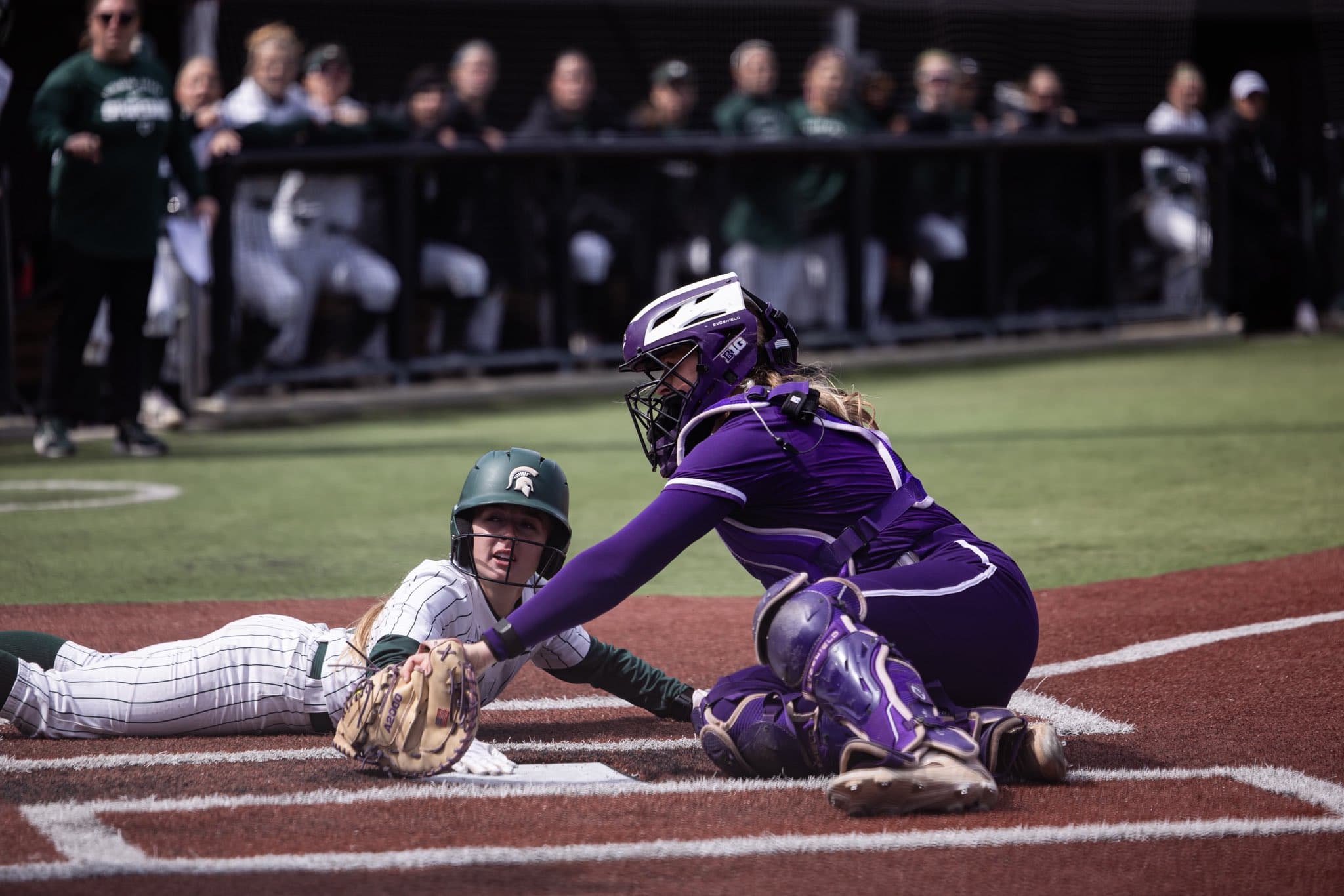 Softball: Northwestern blows out Michigan State