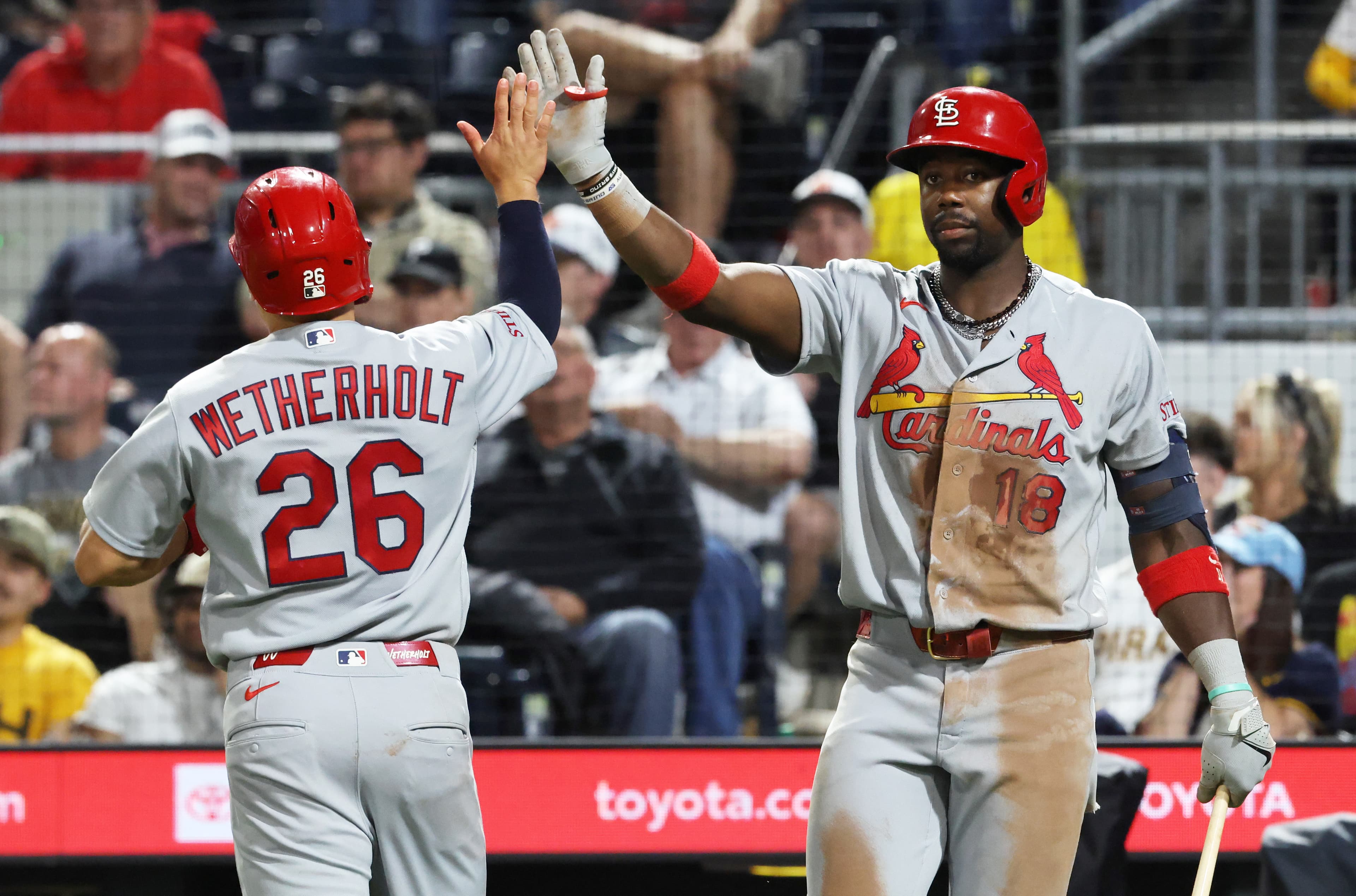 JJ Wetherholt Doubles Twice as Cardinals Beat Pirates Again Barely