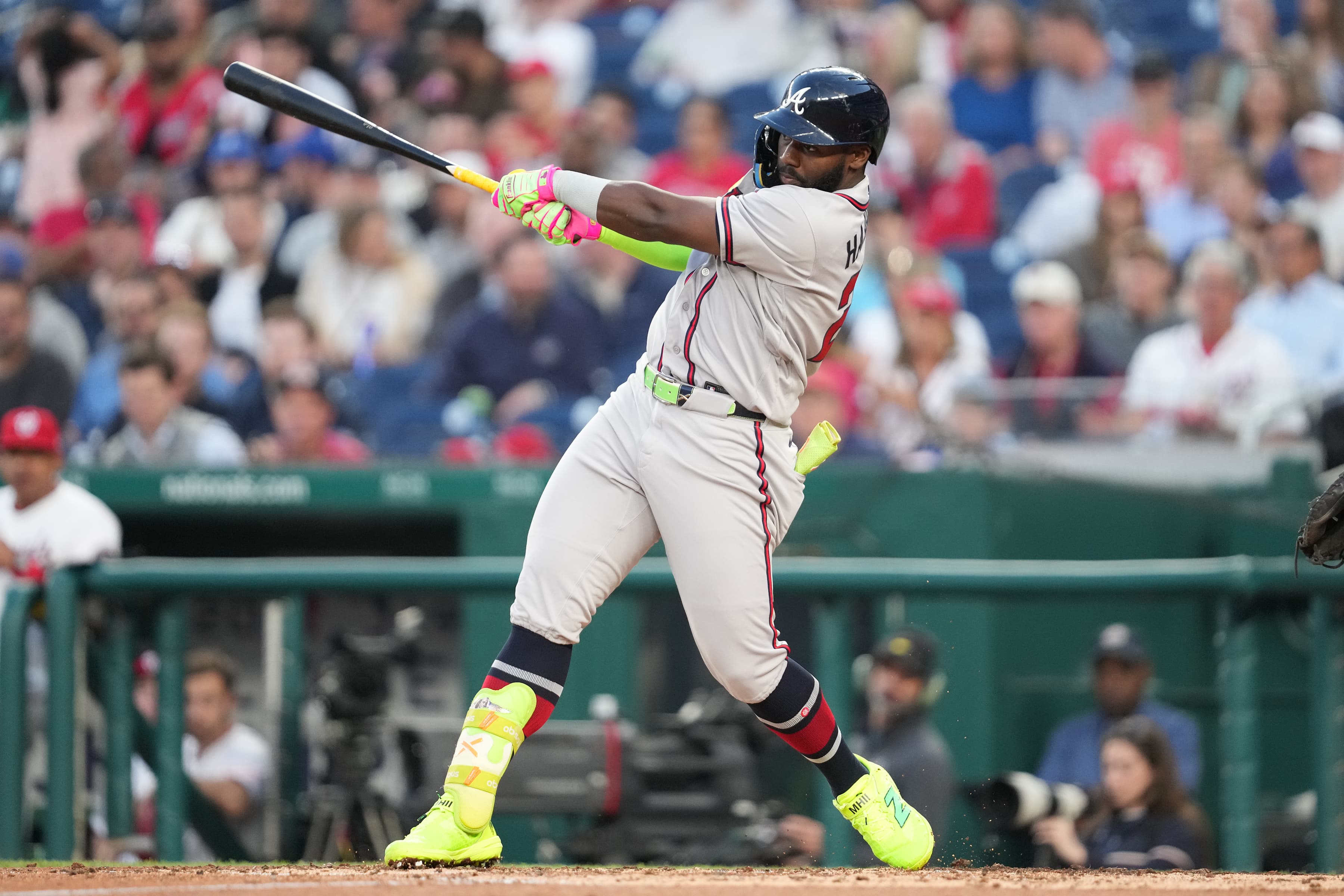 Michael Harris II and the Braves light up Zack Littell and the Nationals in 8-6 win