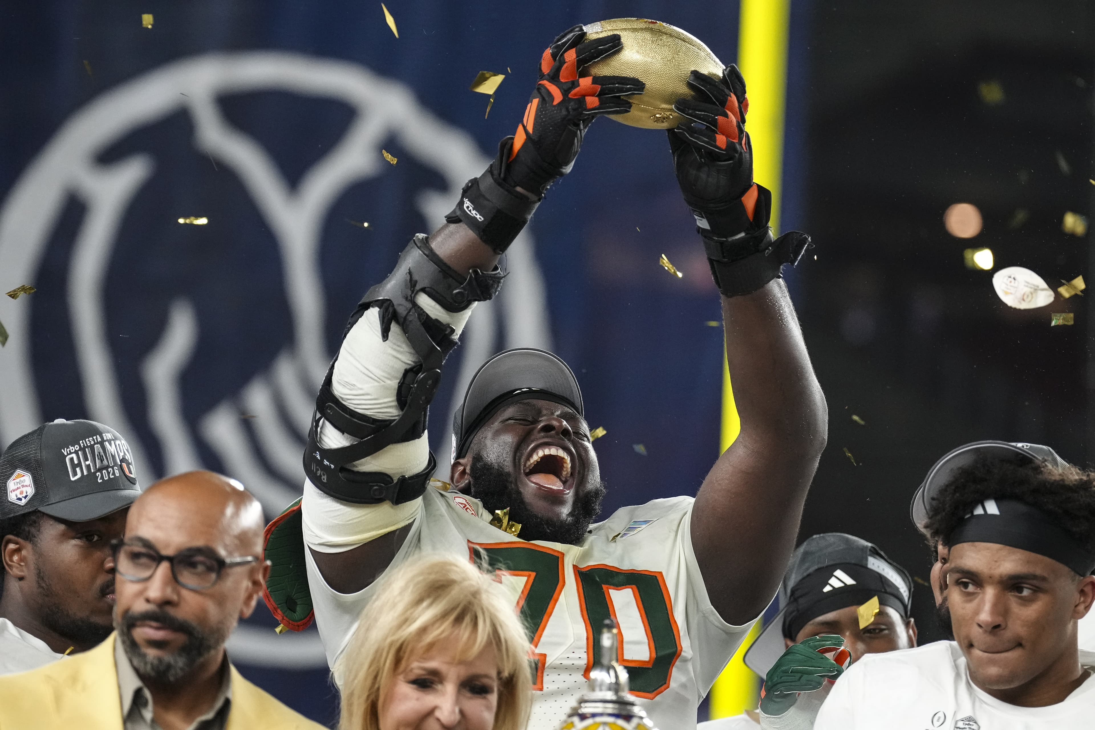 The Eagles’ newest draft pick is HUGE