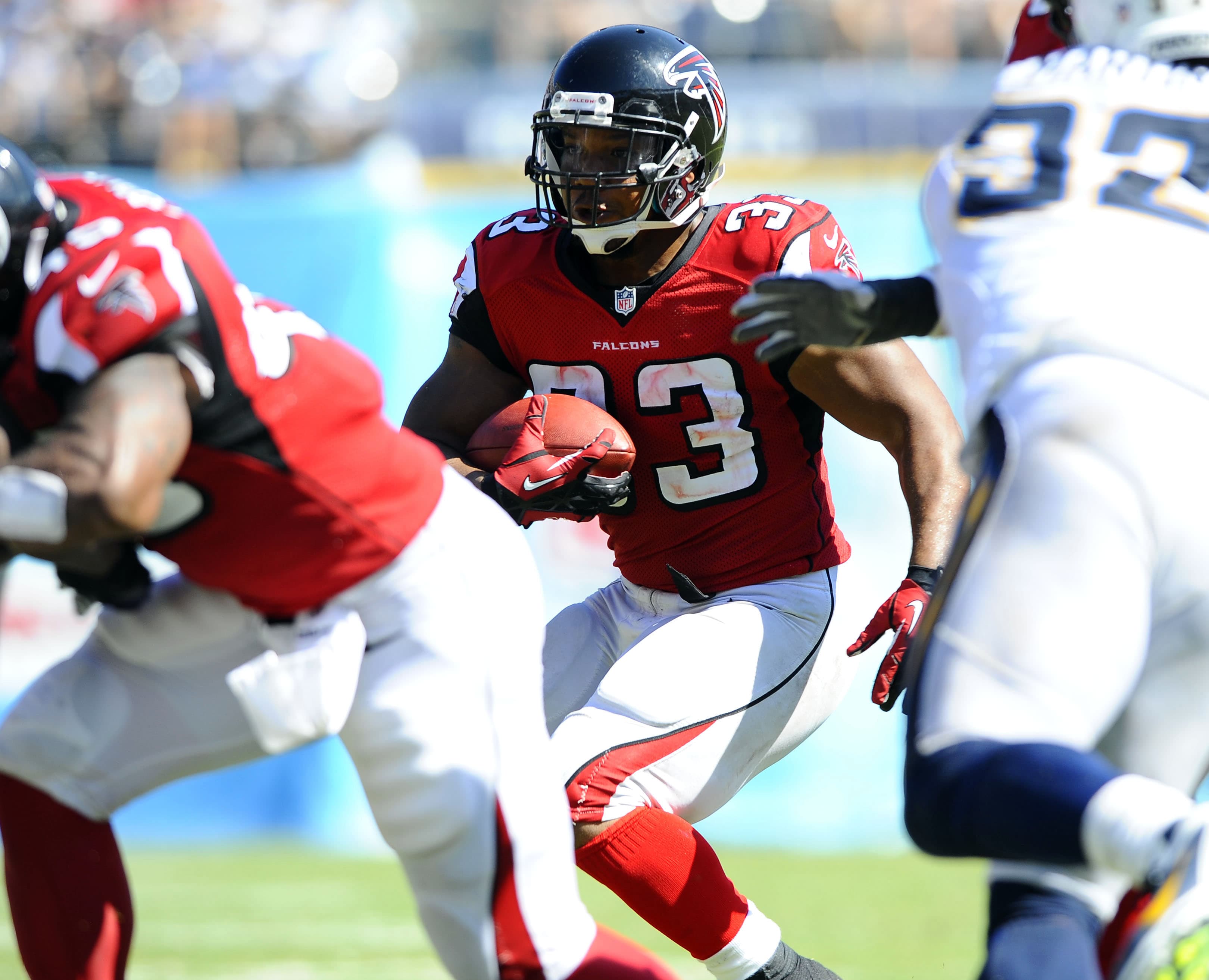 Michael “The Burner” Turner will announce one of the Falcons’ Day 2 draft picks