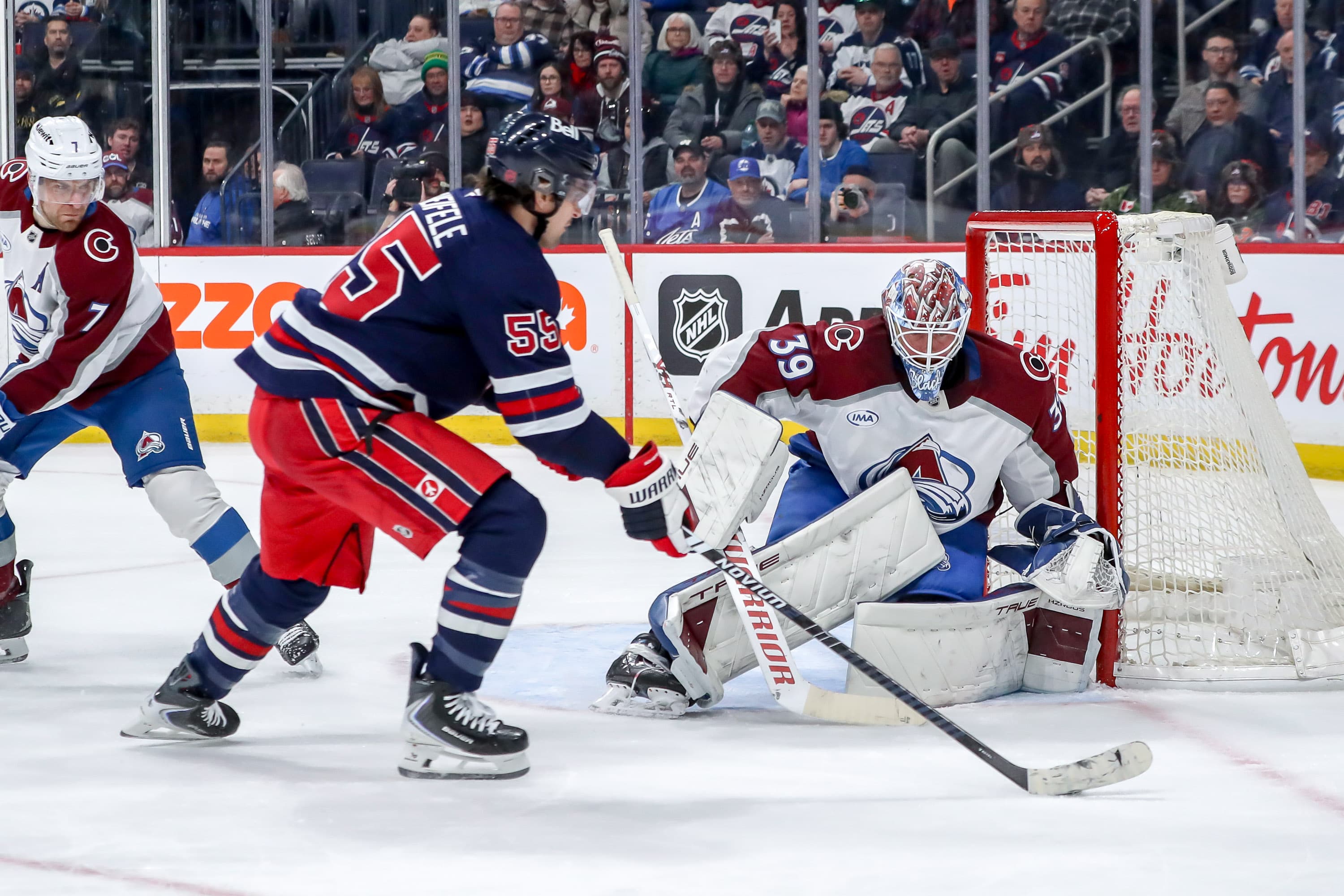 Denver Skaters Fail to Shine as Flames Climb 3-1