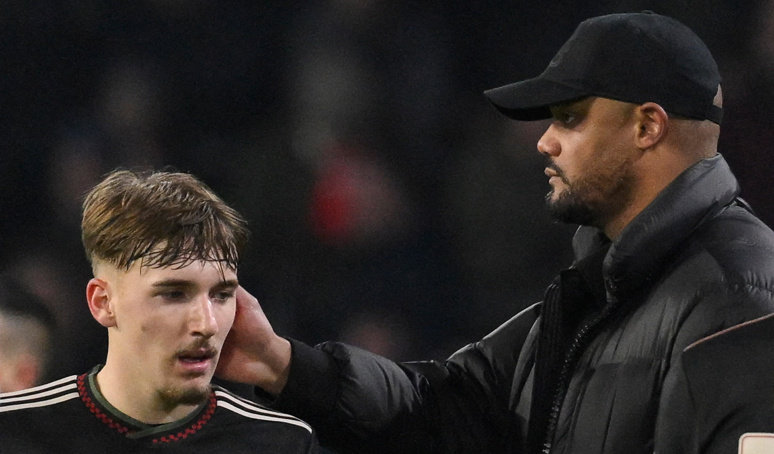 Vincent Kompany does not know if Lennart Karl will be fit play in UCL second leg vs PSG