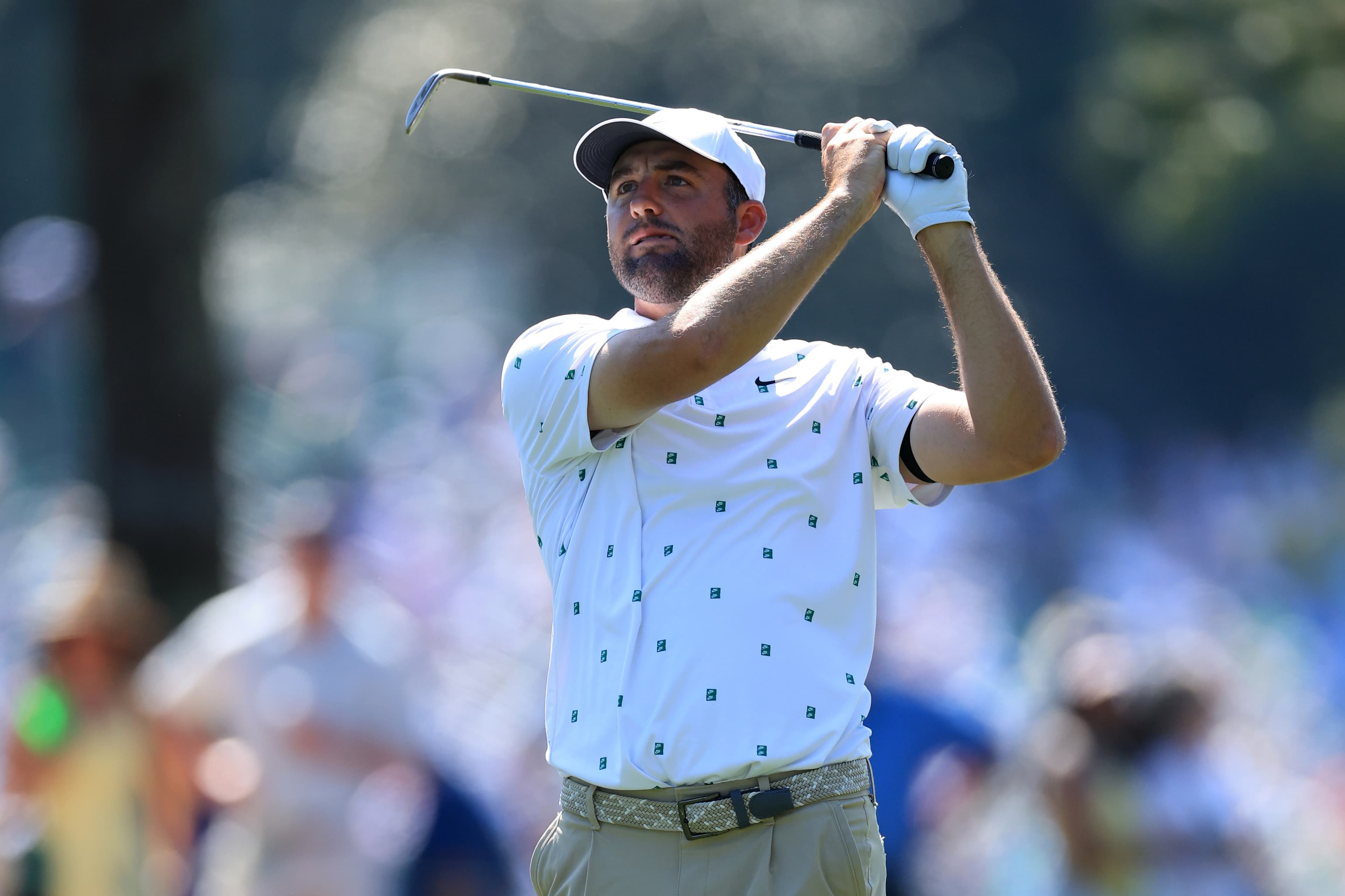 Scottie Scheffler put himself in position to win the Masters on Saturday