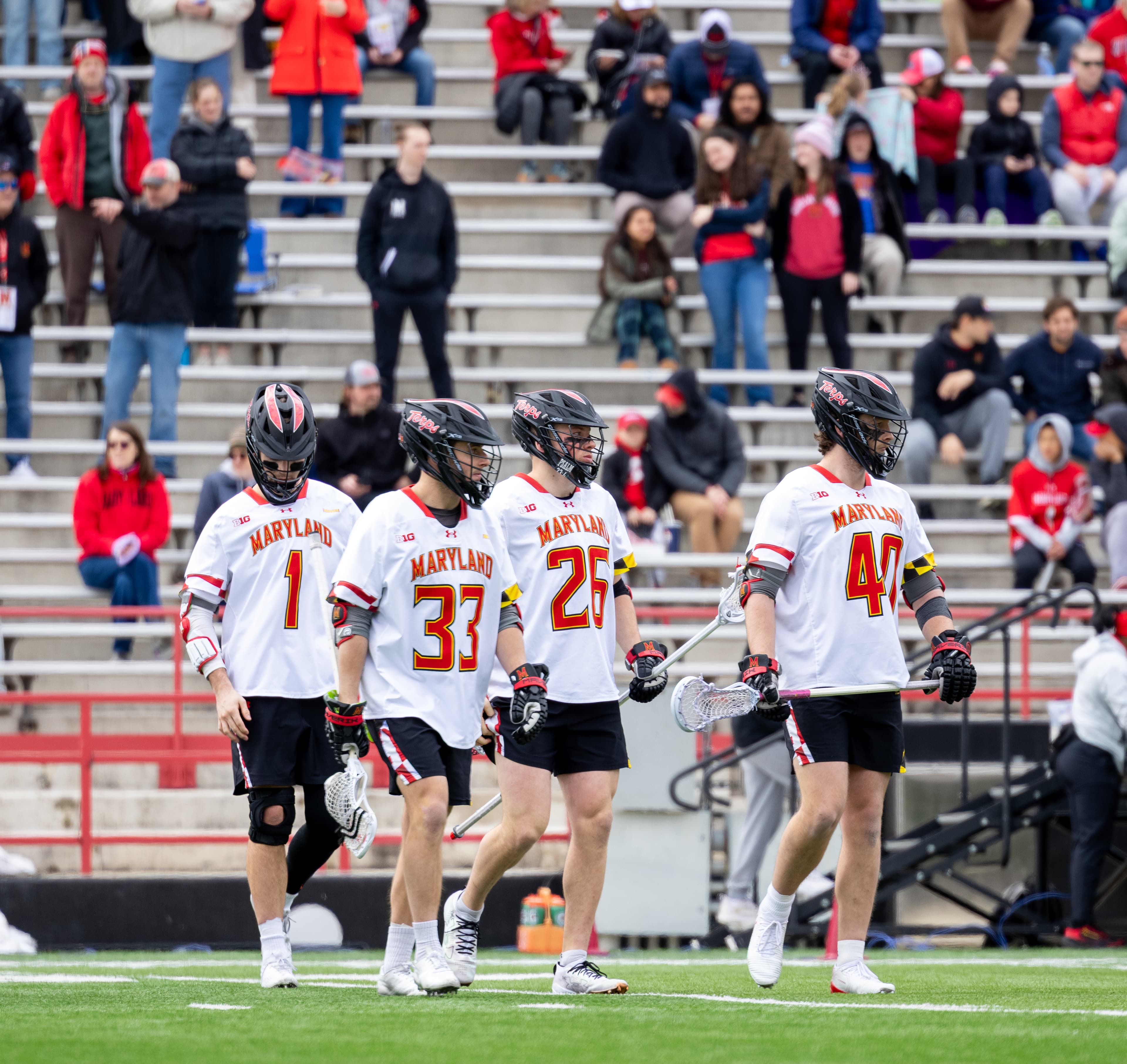 No. 12 Maryland men’s lacrosse trounces Michigan, 14-8