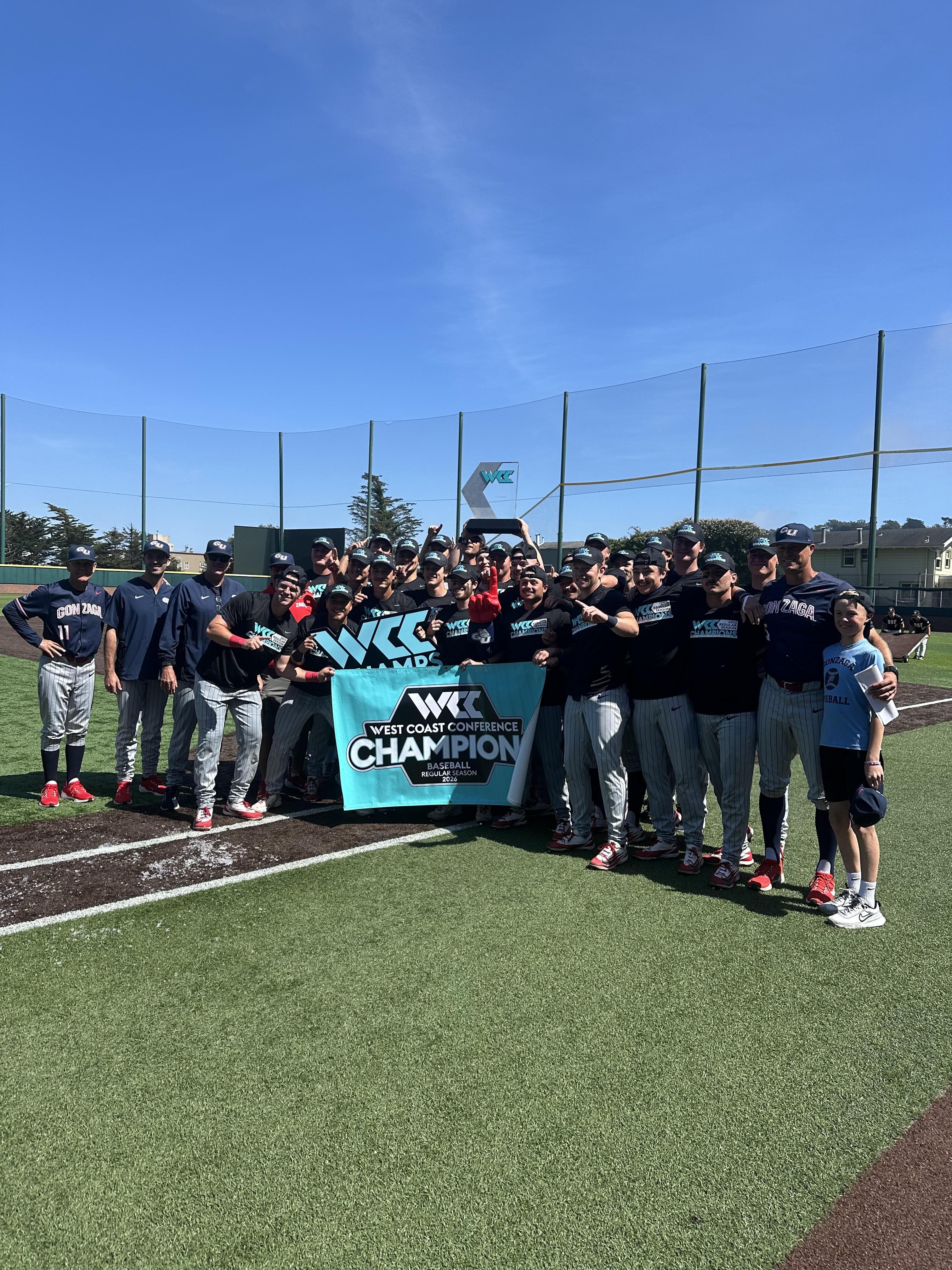 Gonzaga Baseball Dominates Path to Final West Coast Conference Regular-Season Title