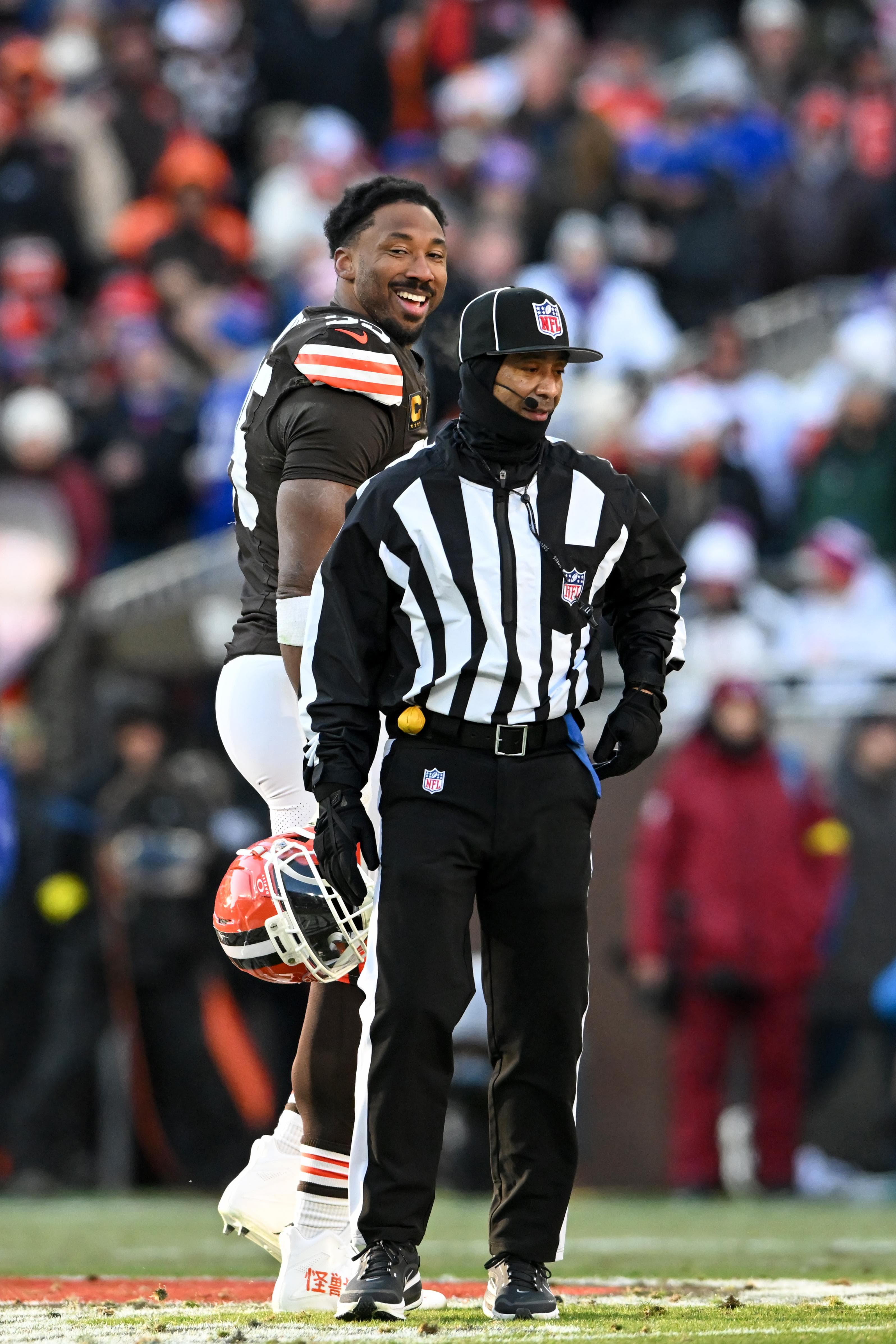 Sigh of relief for NFL, Browns fans? Sign of hope with refs