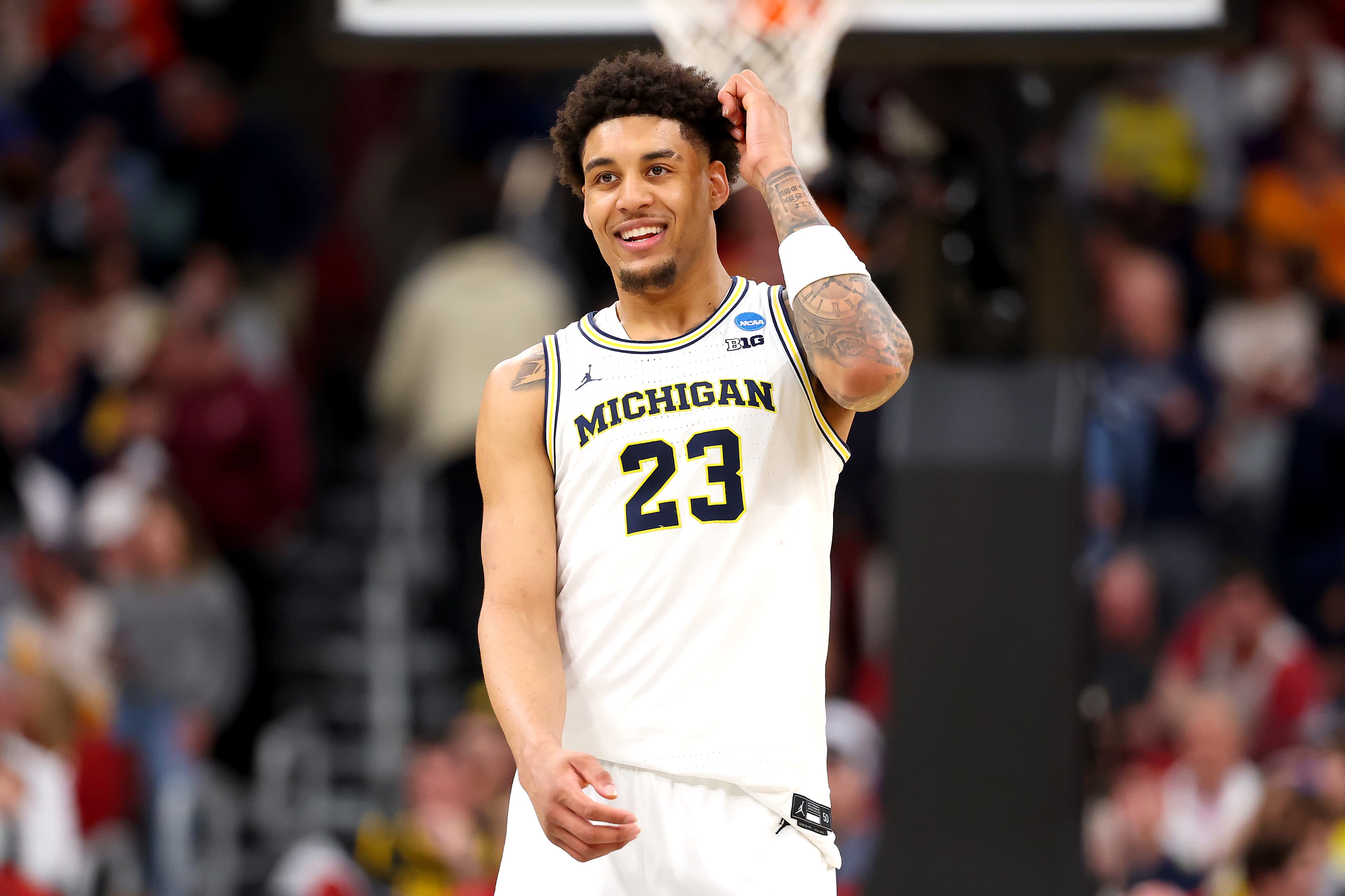 Yaxel Lendeborg needed a miracle to end up at Michigan. Now he’s everything the NBA should want