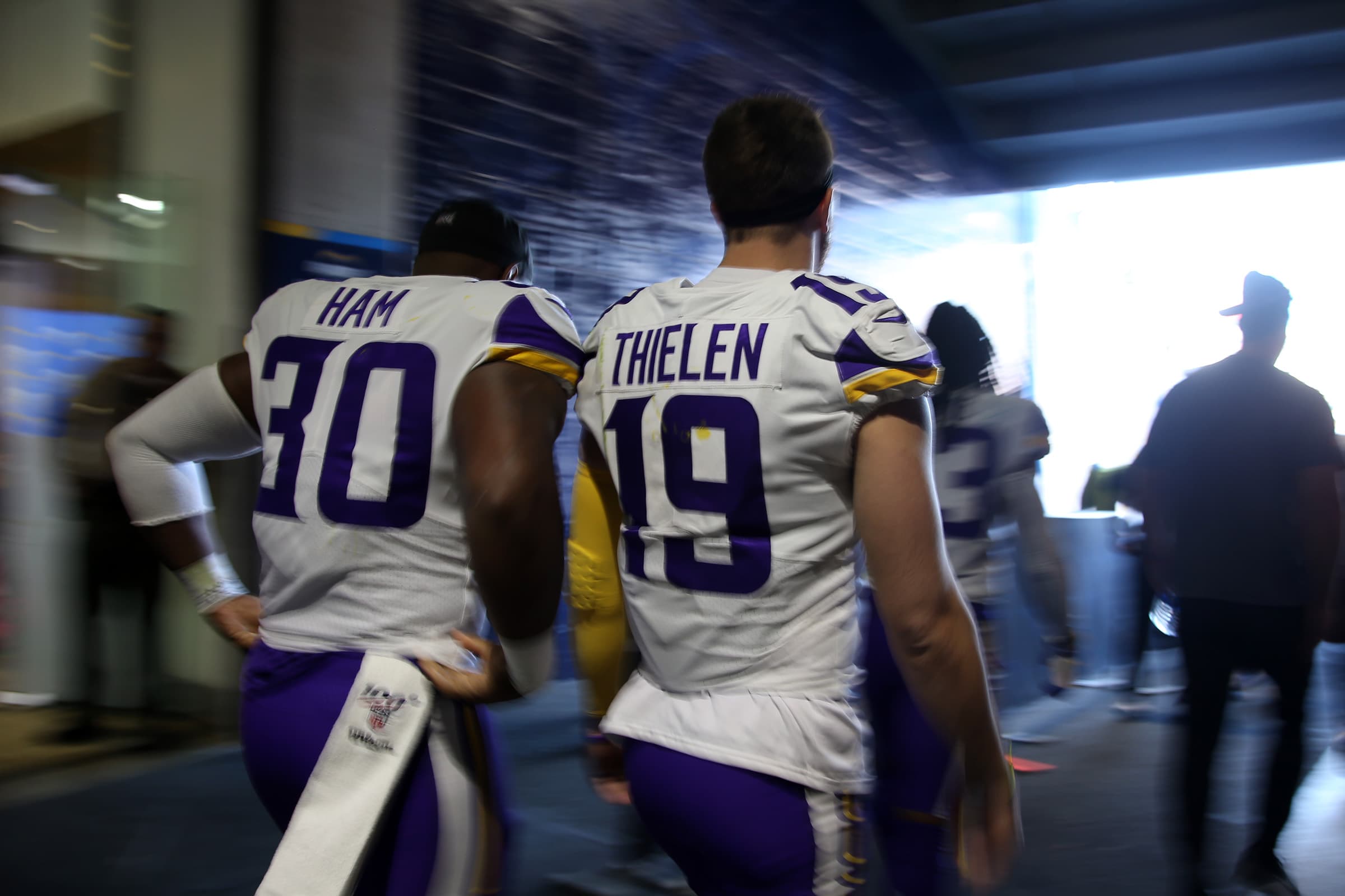 C.J. Ham, Adam Thielen Hold Retirement Press Conference