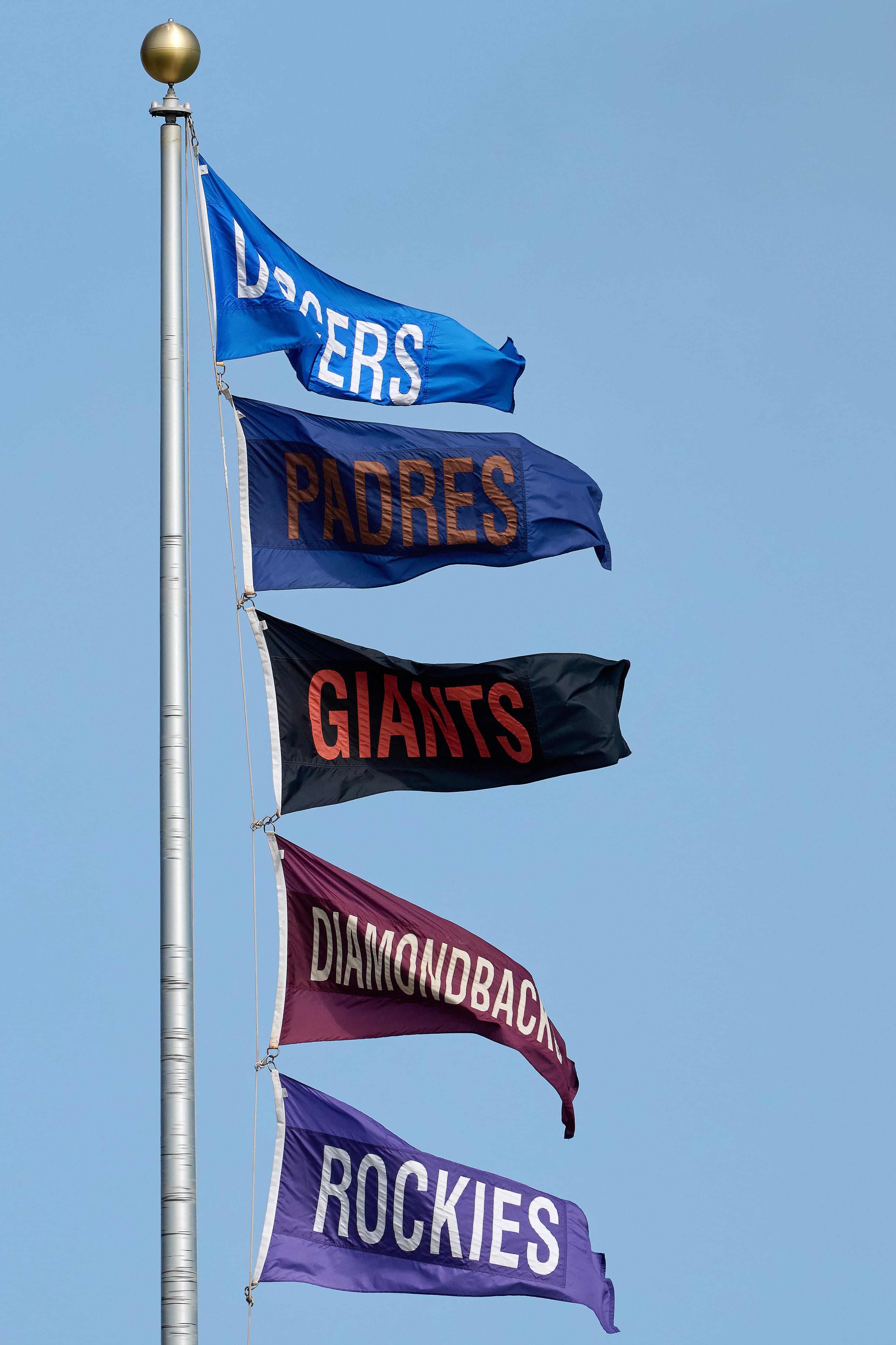 Are the Giants playing for 2nd or 3rd place in the NL West?