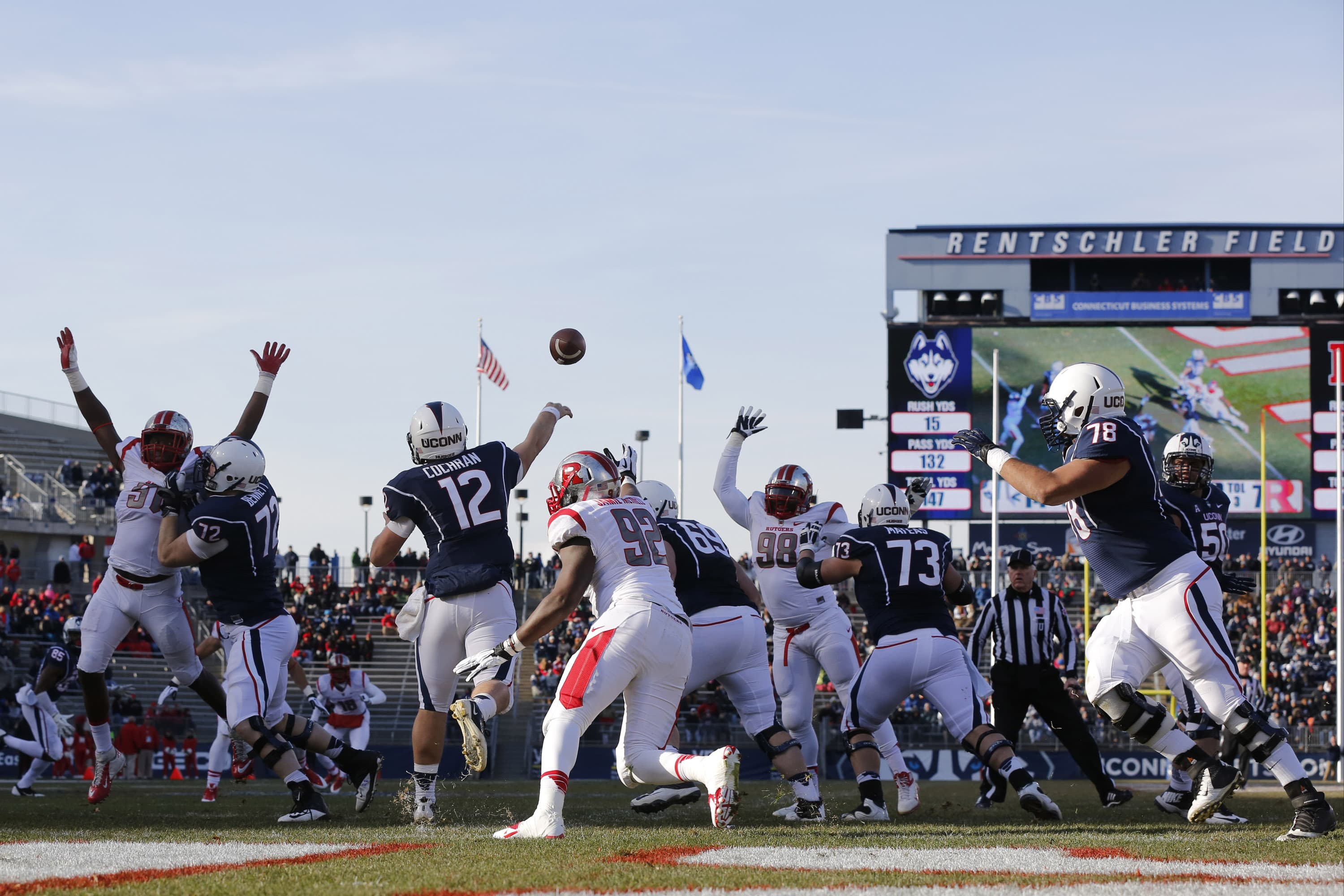 UConn football adds series with Rutgers
