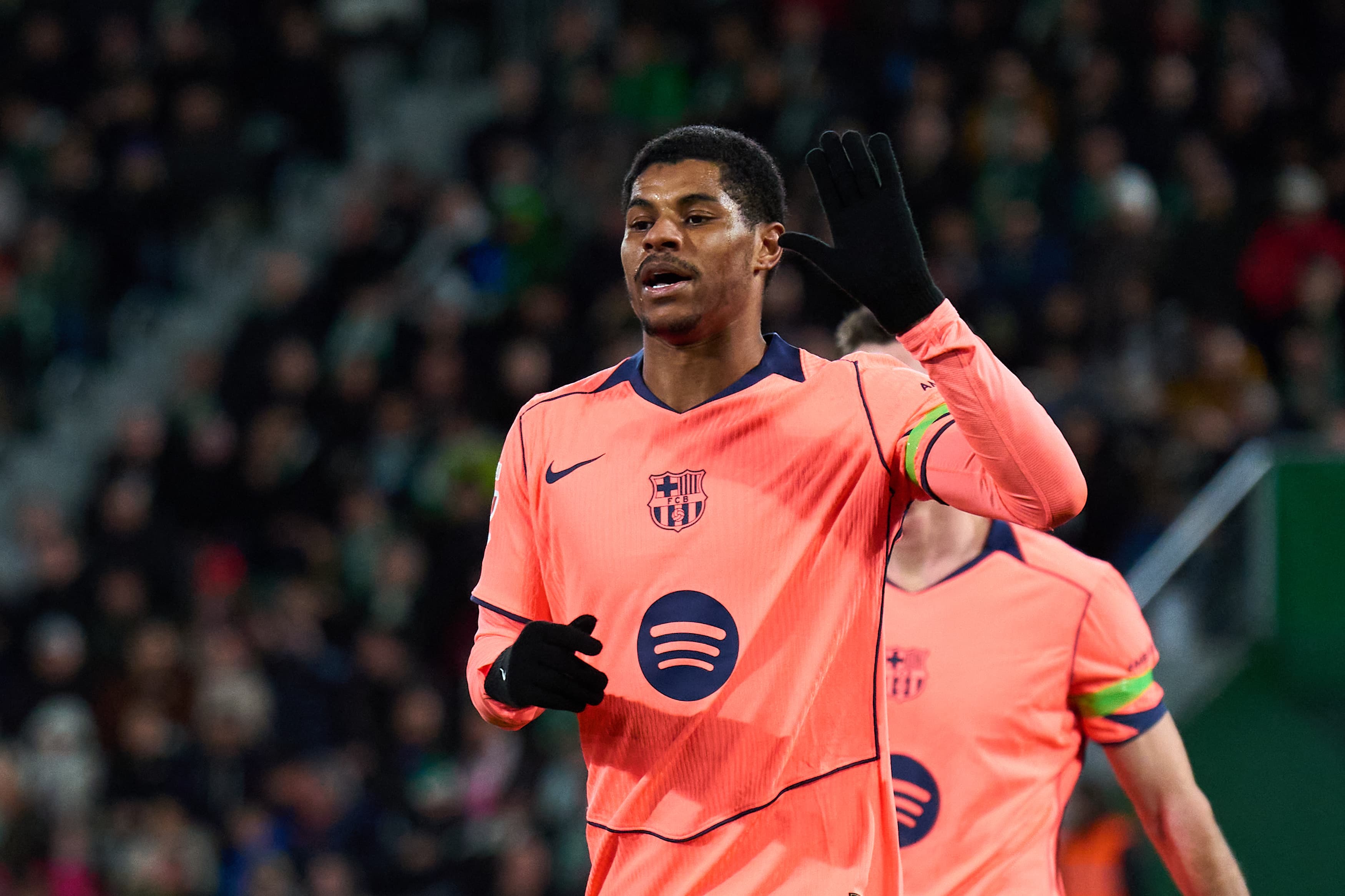 Barcelona ‘not yet 100% decided’ on Marcus Rashford’s future as Man Utd star determined to stay