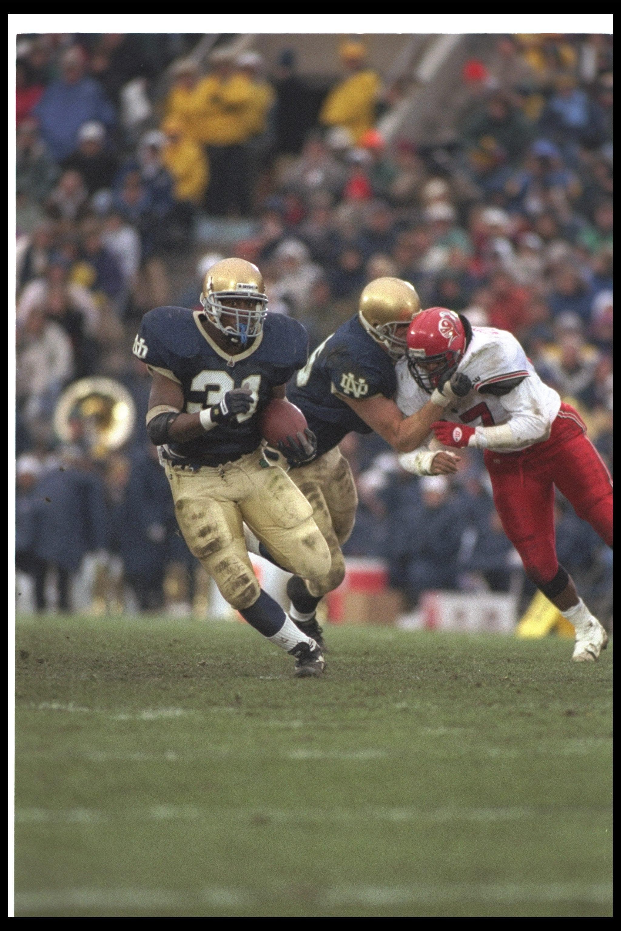 Five Notre Dame Football Photos for a Friday: Forgotten Running Backs