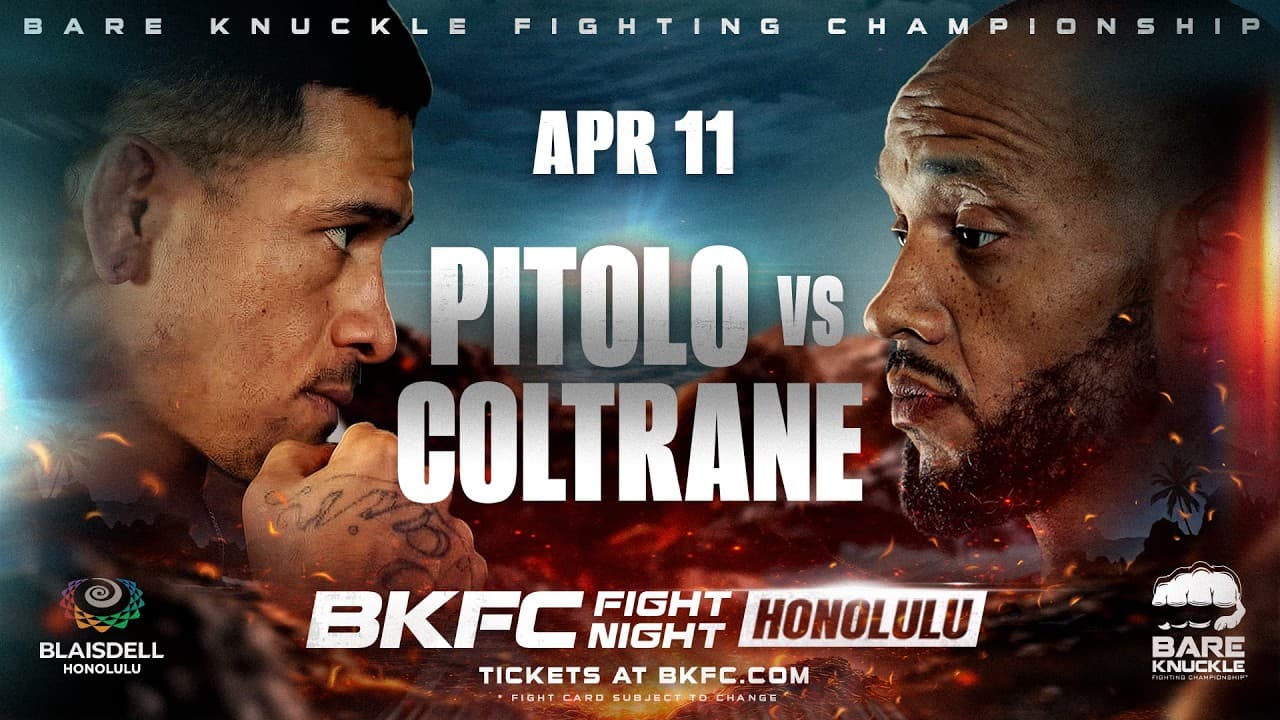 BKFC Honolulu fight card, start time, date and location | Pitolo vs. Coltrane