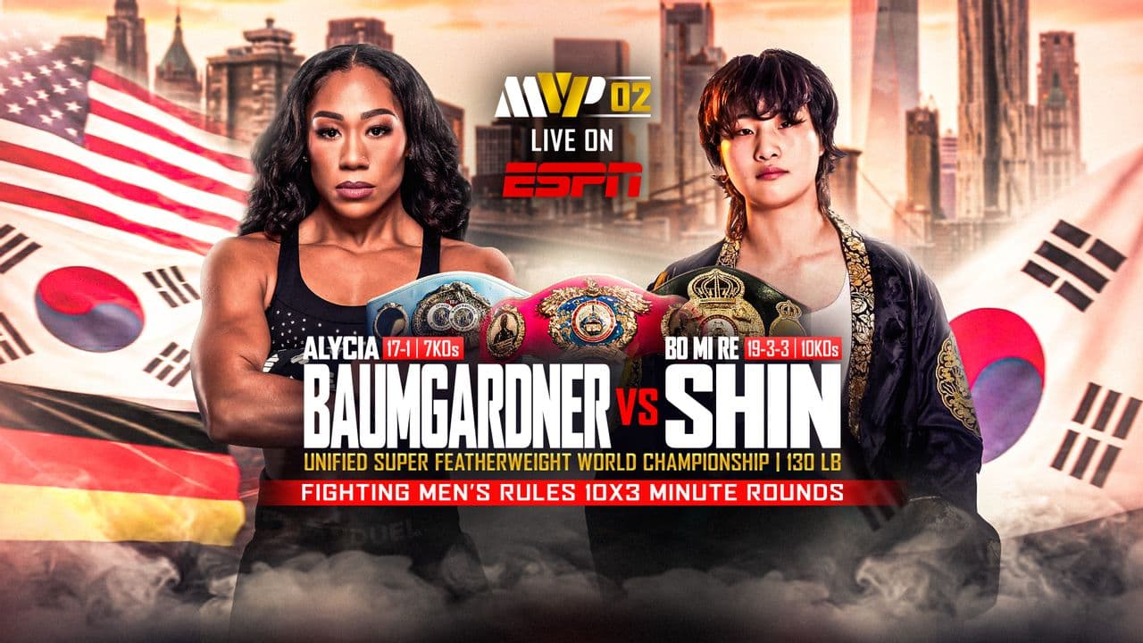 How to watch Alycia Baumgardner vs Bo Mi Re Shin: Start time, streaming and TV, full fight lineup
