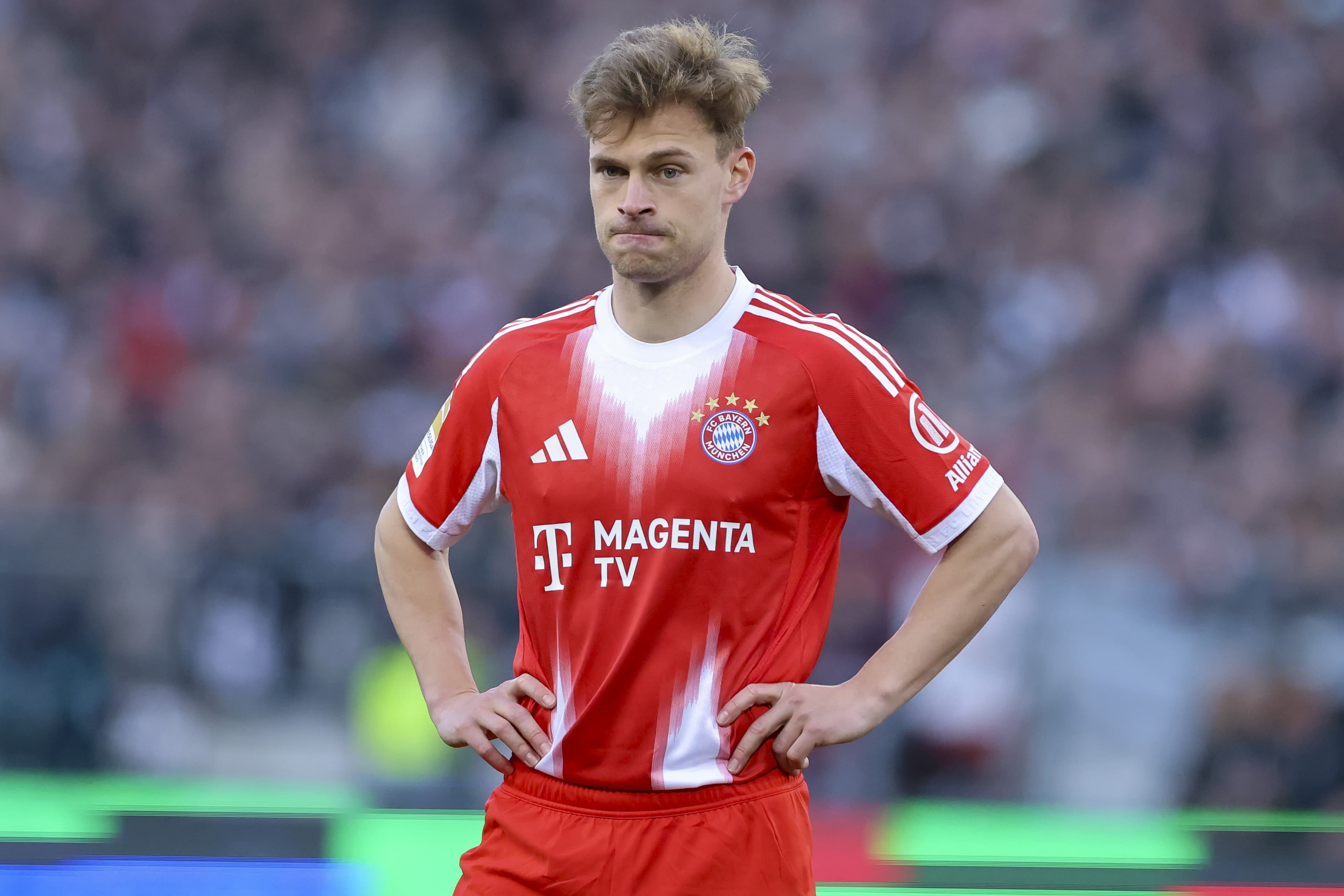 Bayern Munich’s Joshua Kimmich implores fans to wear red for Real Madrid match