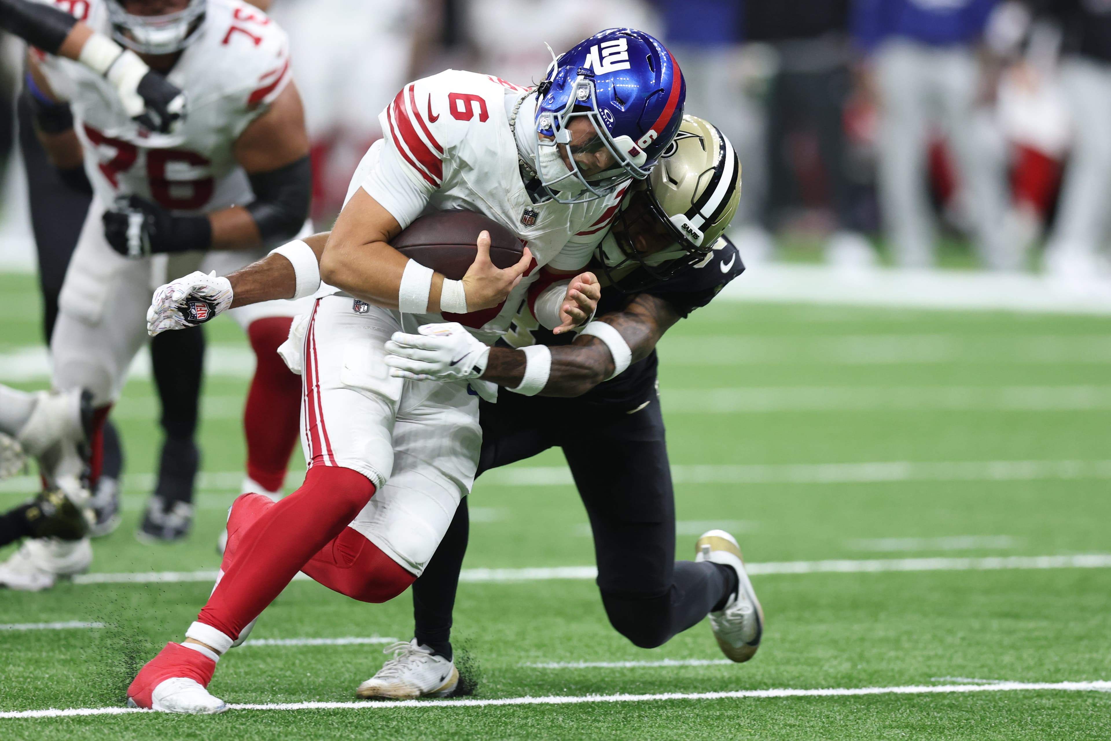 NY Giants QB Jaxson Dart knows he needs to make ‘mature decisions’