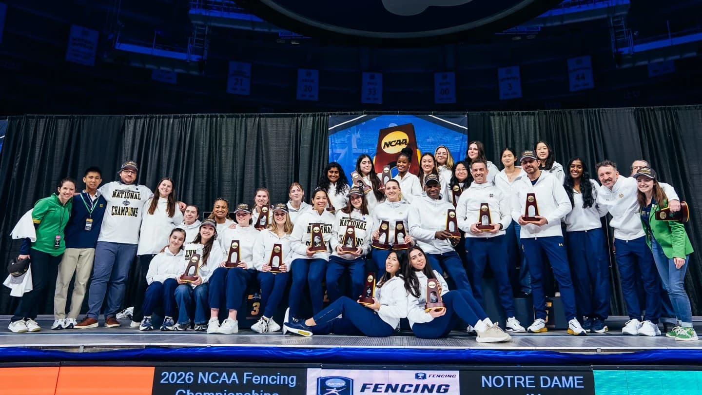 Notre Dame Women Win 2026 NCAA Fencing National Championship
