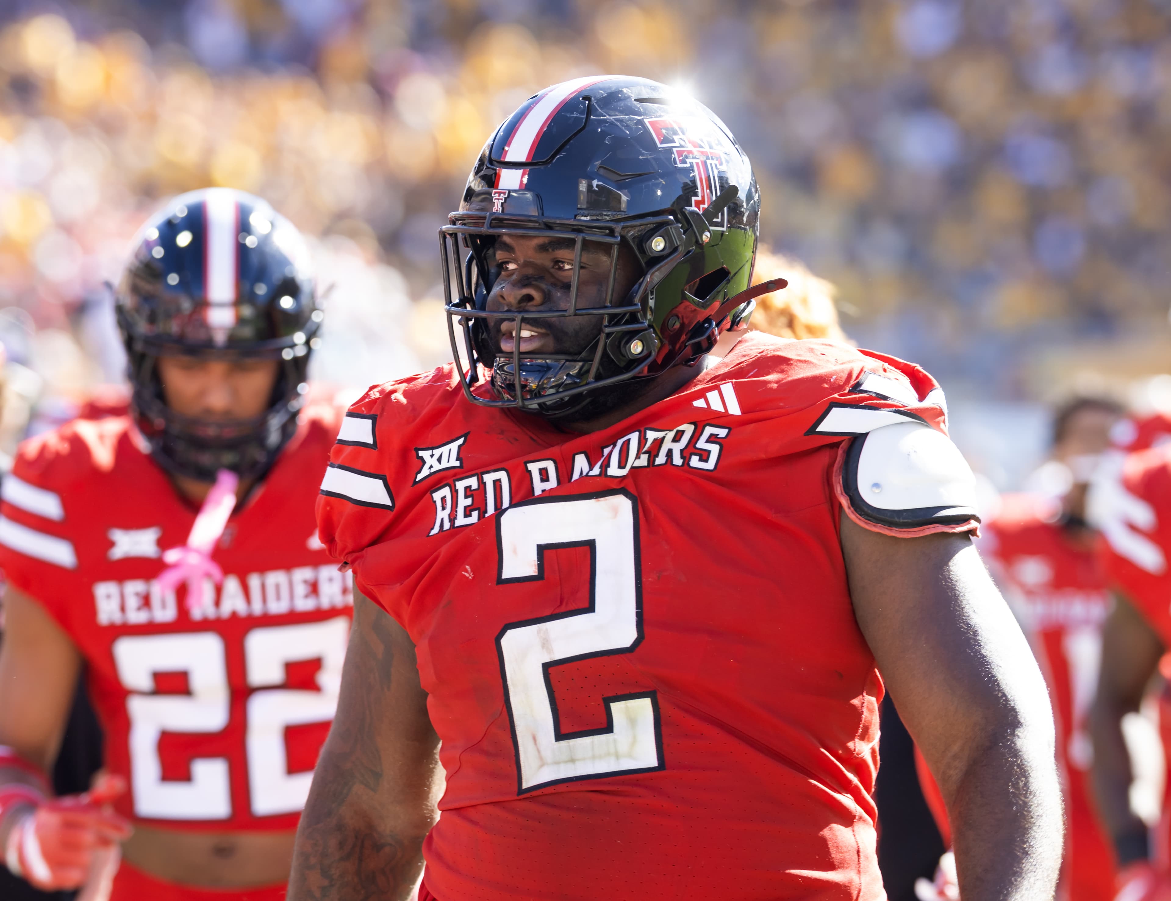 Texas Tech defender Lee Hunter visits Bengals