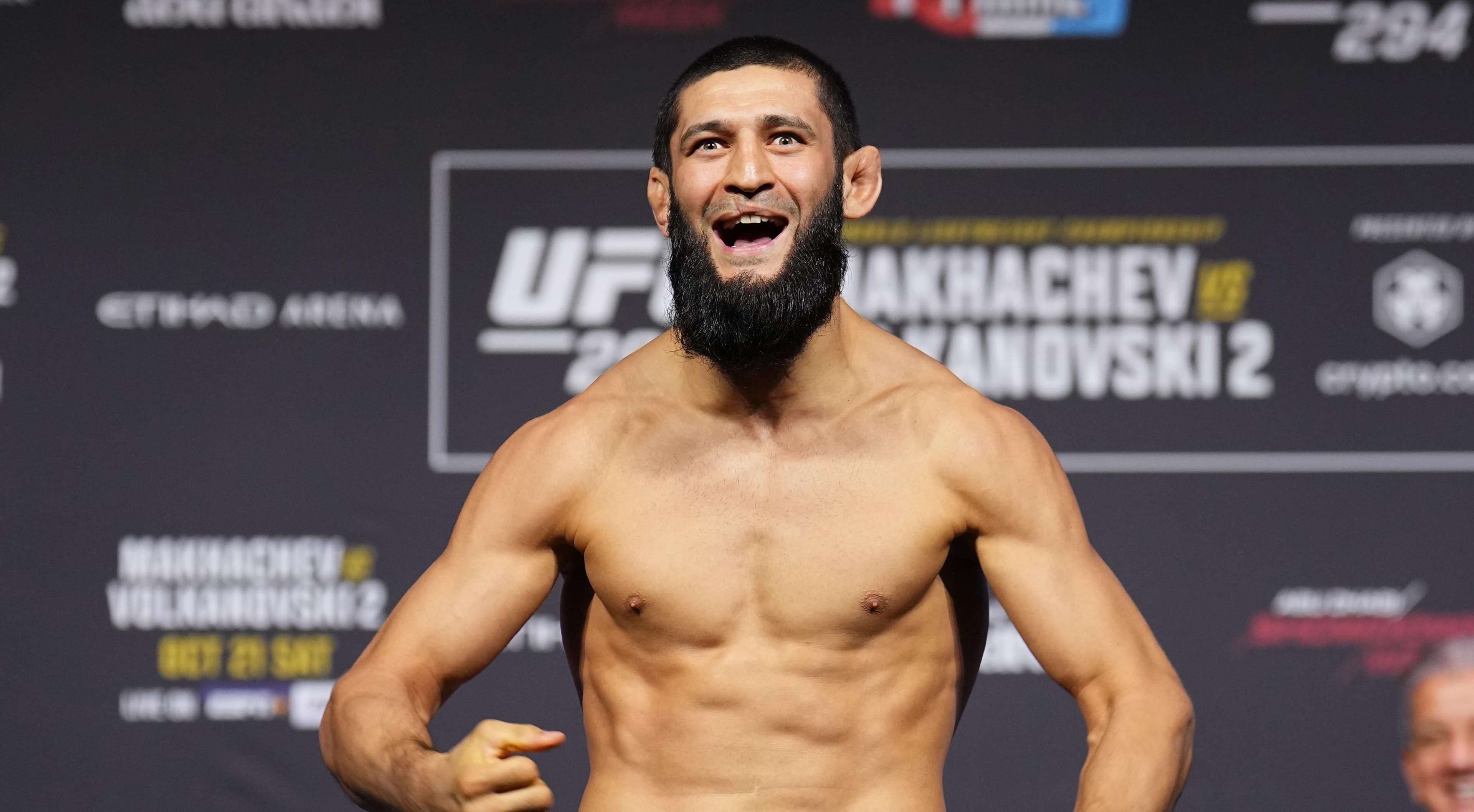 LIVE! Watch UFC 328 Ceremonial Weigh Ins Video | Khamzat Vs. Strickland