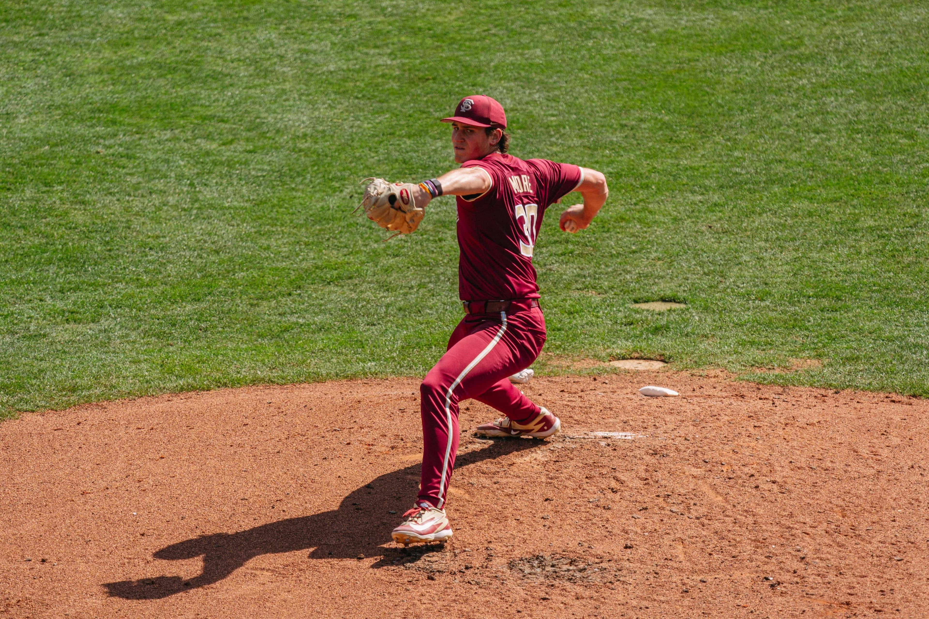 Bryson Moore shuts down former team to lead No. 7 FSU to 4th straight ACC series win at No. 10 Virginia