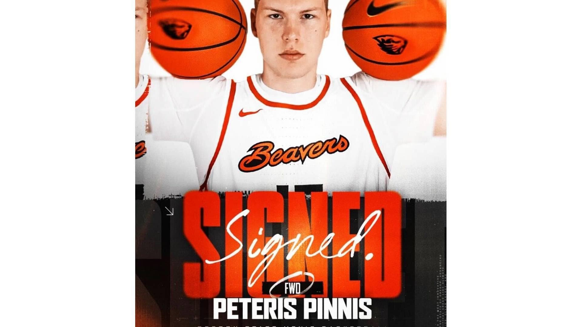 Peteris Pinnis is joining the Beavers