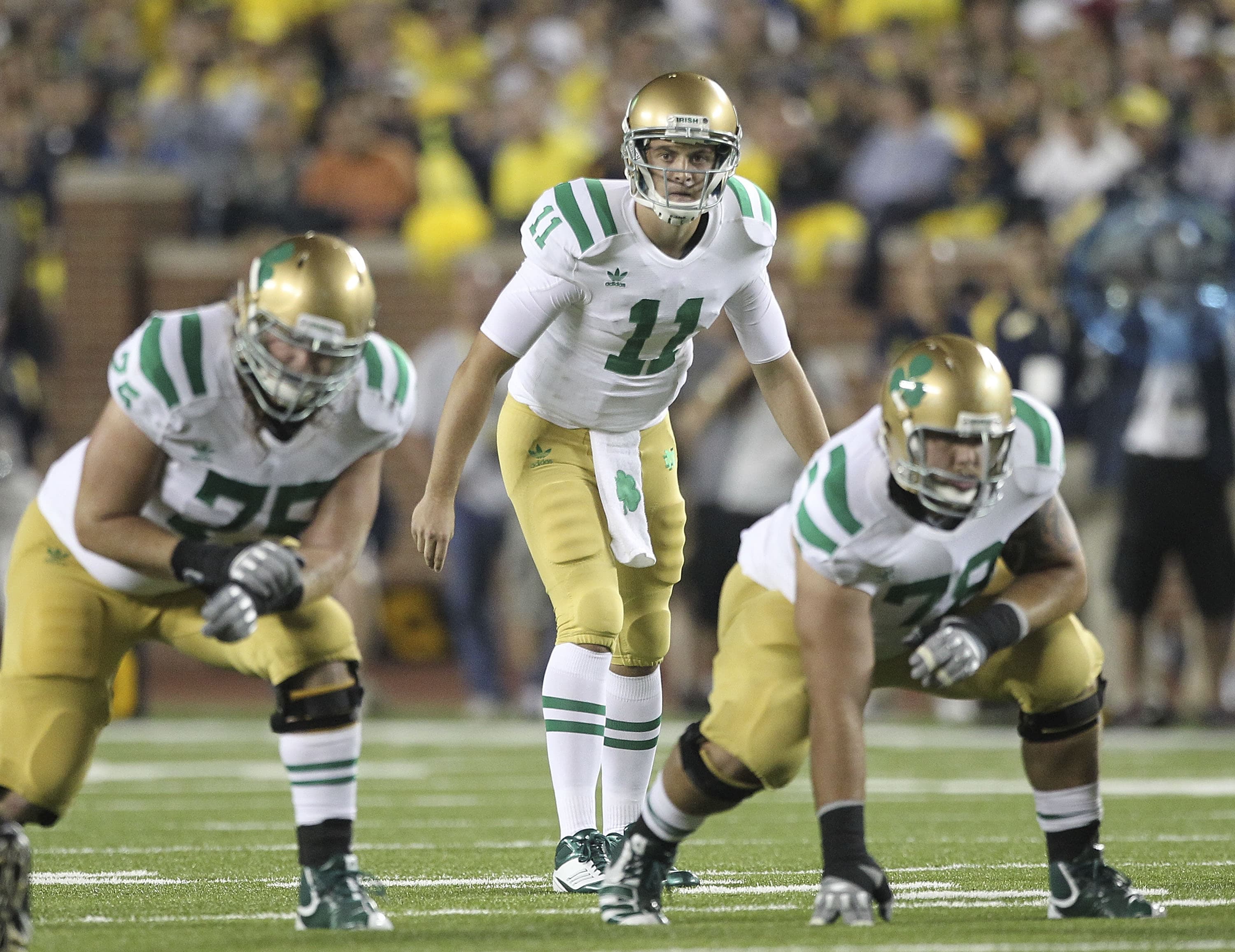 What do you think Notre Dame’s Shamrock Series uniforms will look like vs Wisconsin?
