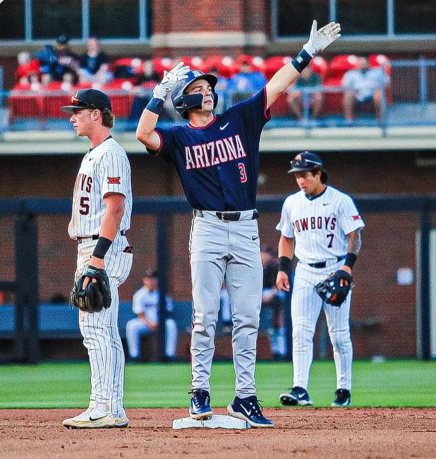 Arizona baseball uses 9th-inning rally to win opener at Oklahoma State