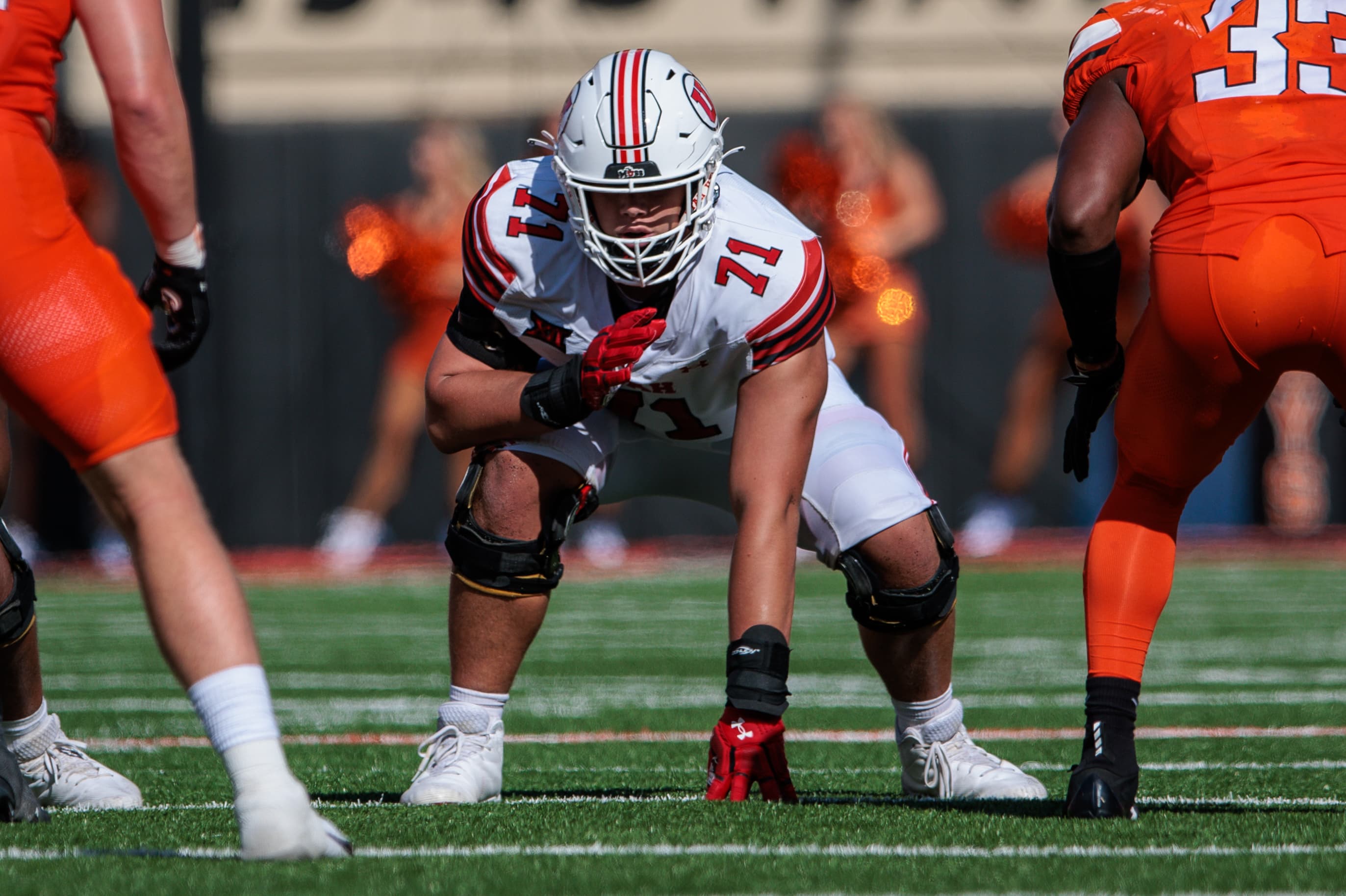 Patriots draft Caleb Lomu, OT, Utah with the 28th pick in Round 1