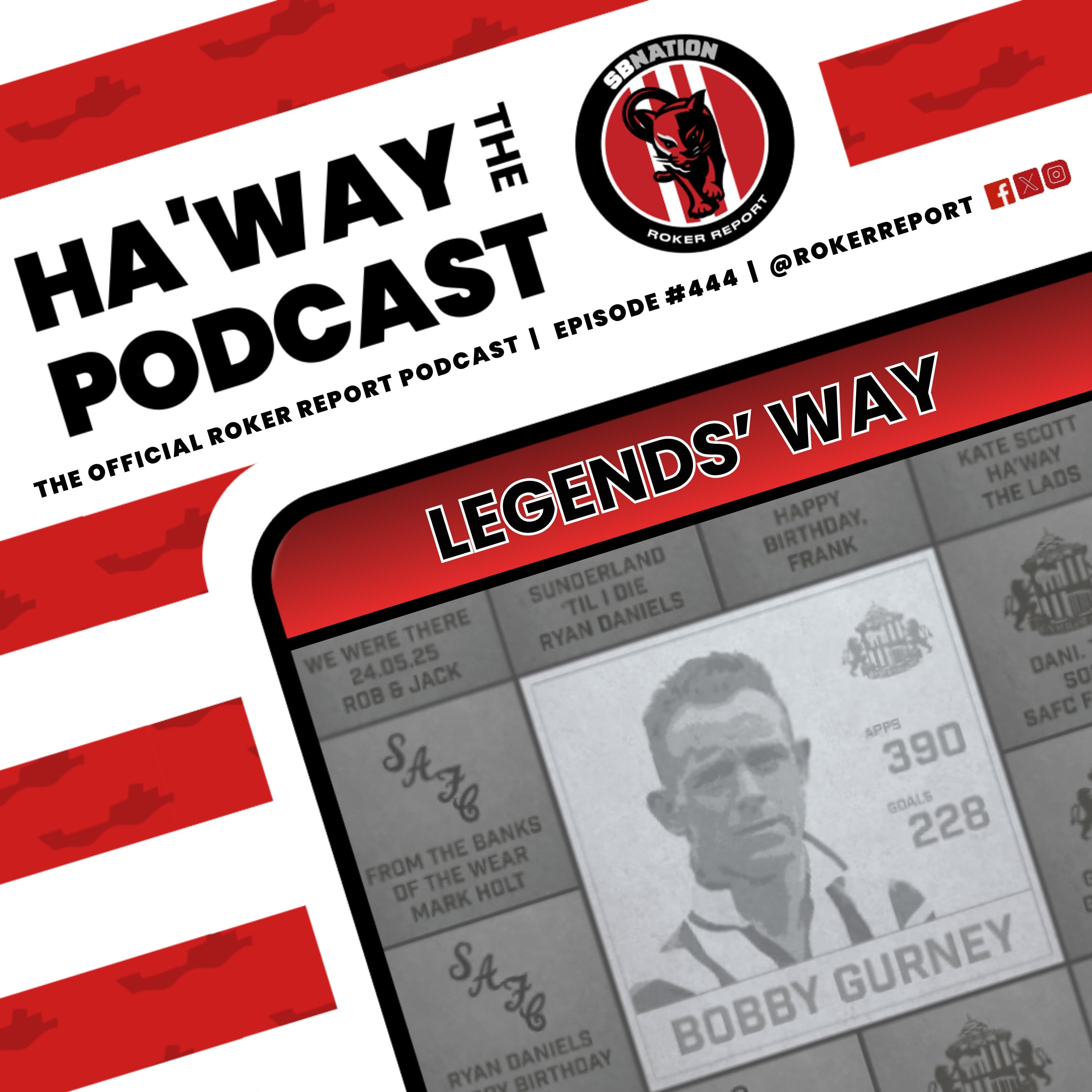 Haway The Podcast | LEGENDS WAY | The Lads Choose Their 14 SAFC Legends